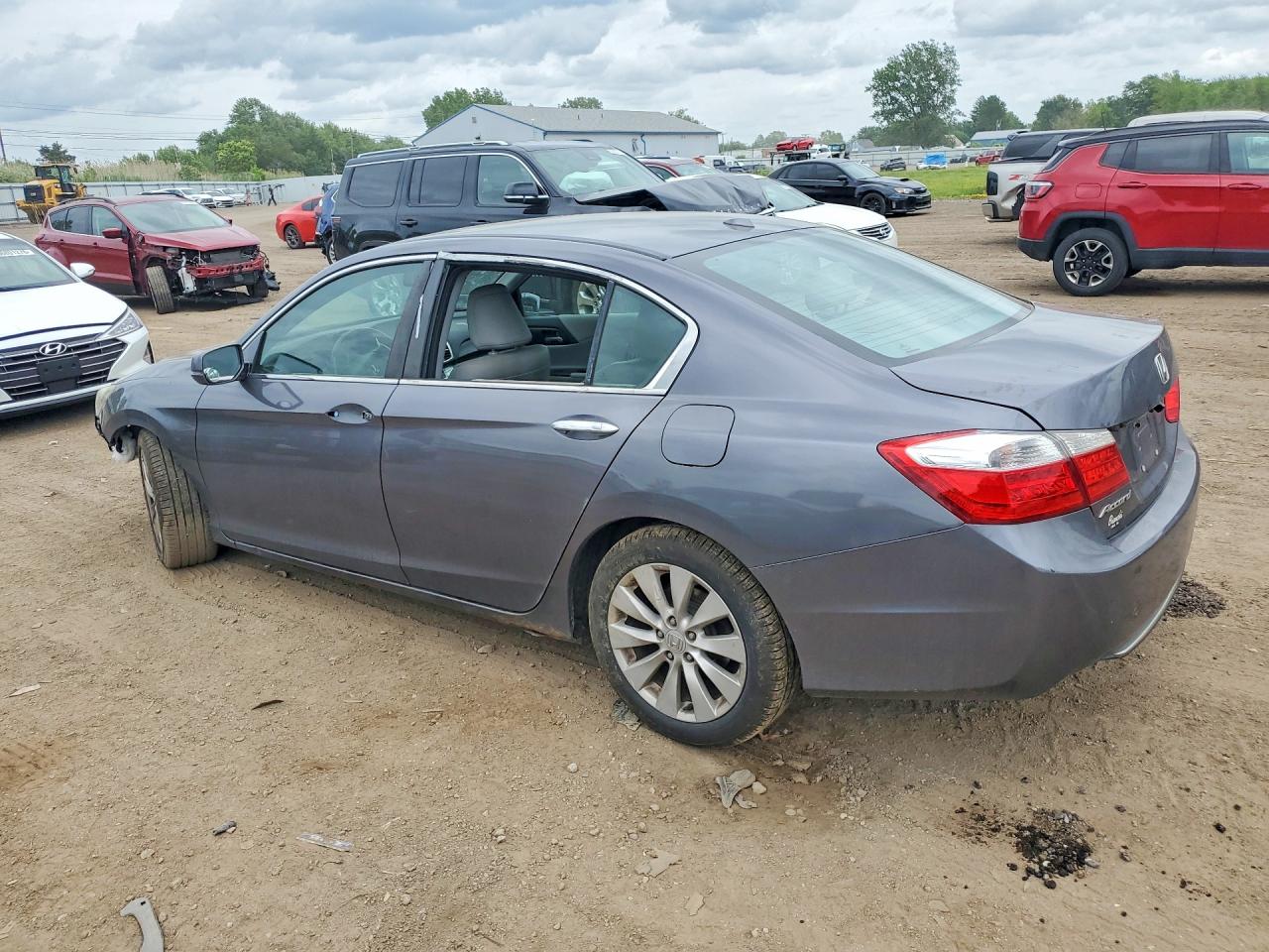2015 Honda Accord Exl Silver vin: 1HGCR2F85FA072828