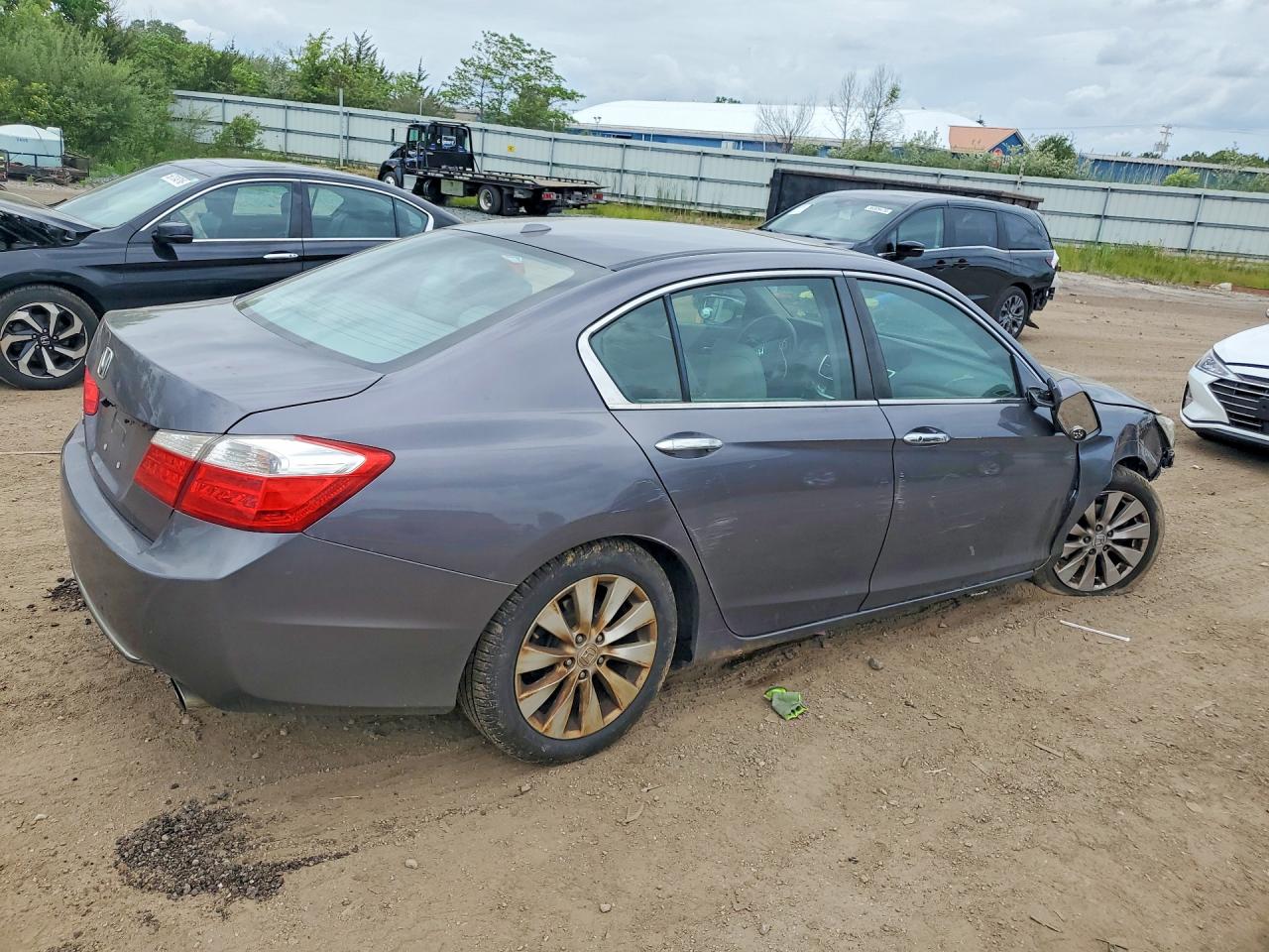 2015 Honda Accord Exl Silver vin: 1HGCR2F85FA072828