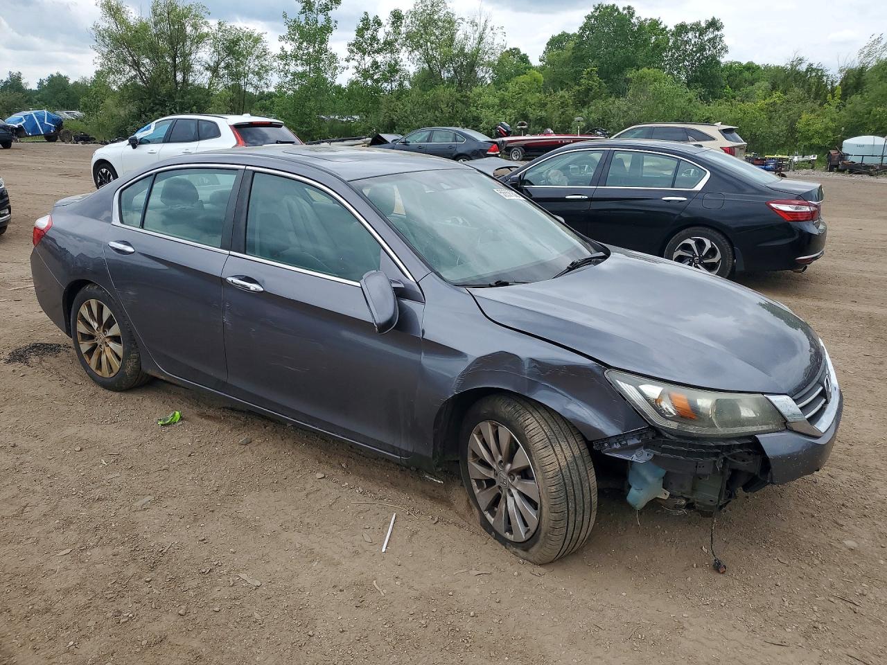 2015 Honda Accord Exl Silver vin: 1HGCR2F85FA072828