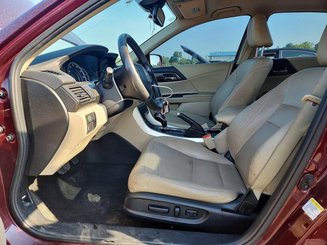 2015 Honda Accord Exl Maroon vin: 1HGCR2F85FA075051