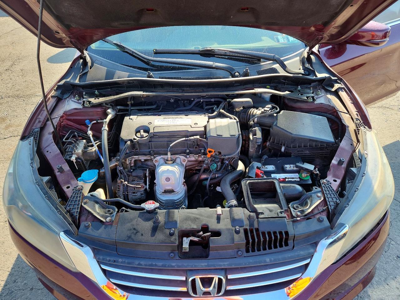 2015 Honda Accord Exl Maroon vin: 1HGCR2F85FA075051