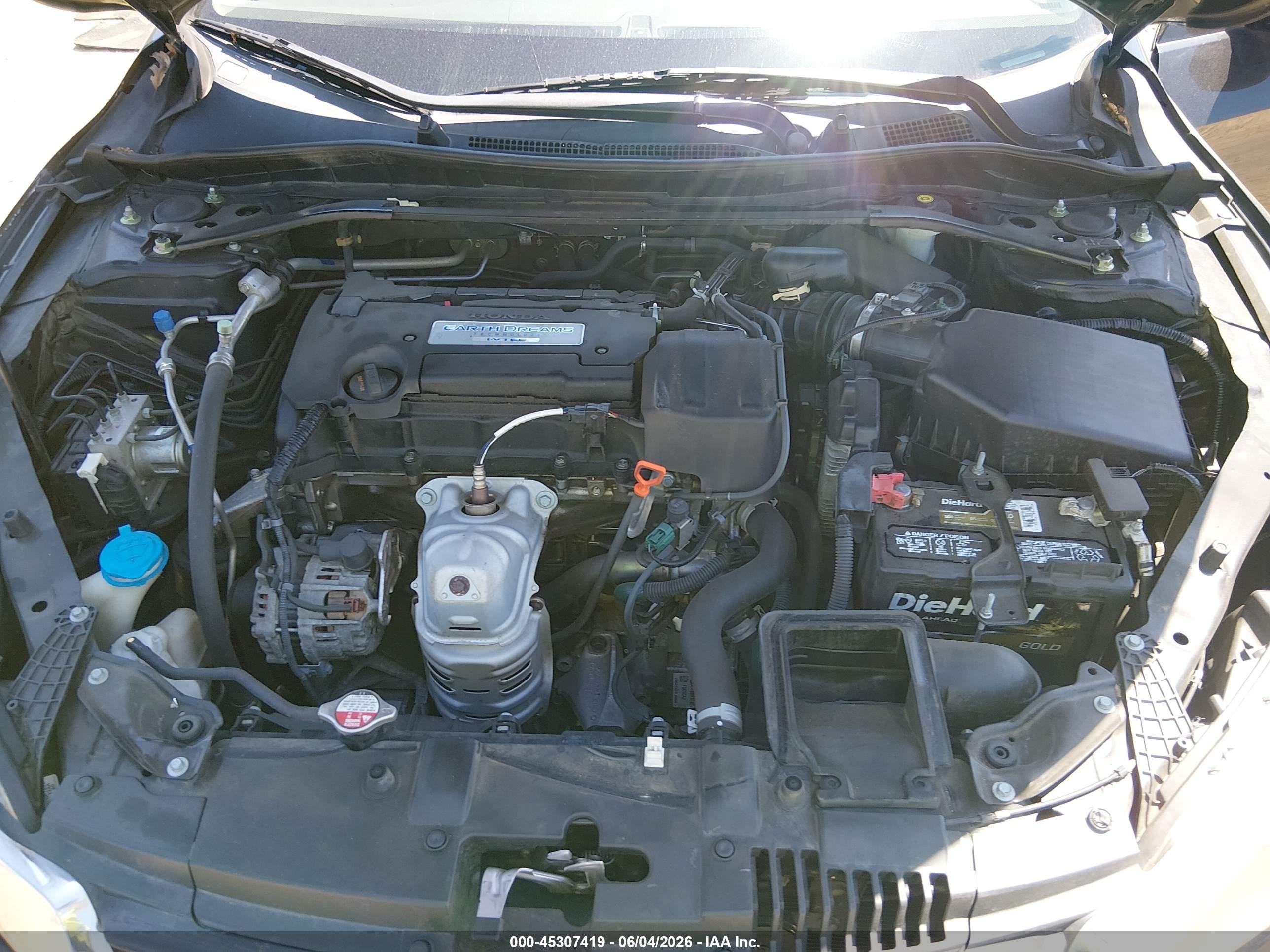2015 Honda Accord Ex-l Black vin: 1HGCR2F85FA088673