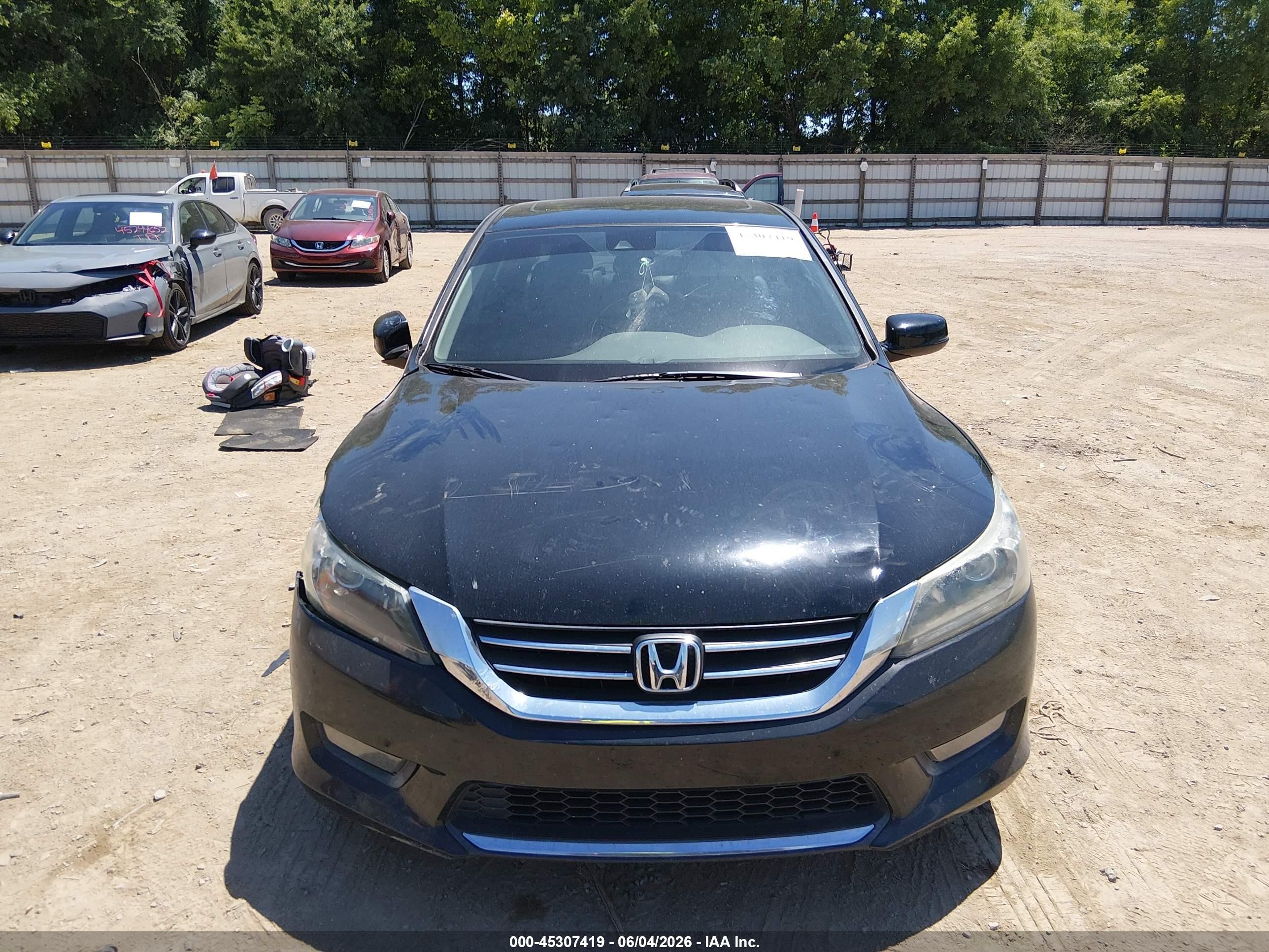 2015 Honda Accord Ex-l Black vin: 1HGCR2F85FA088673