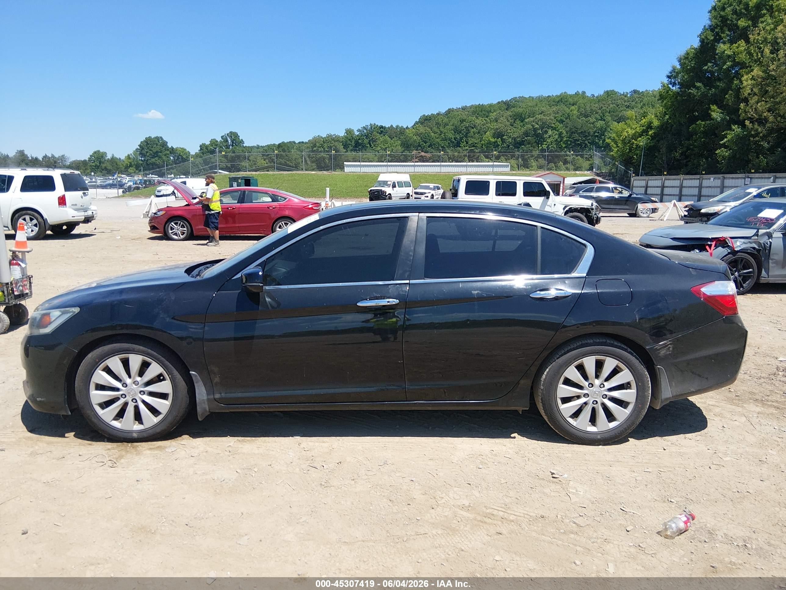 2015 Honda Accord Ex-l Black vin: 1HGCR2F85FA088673