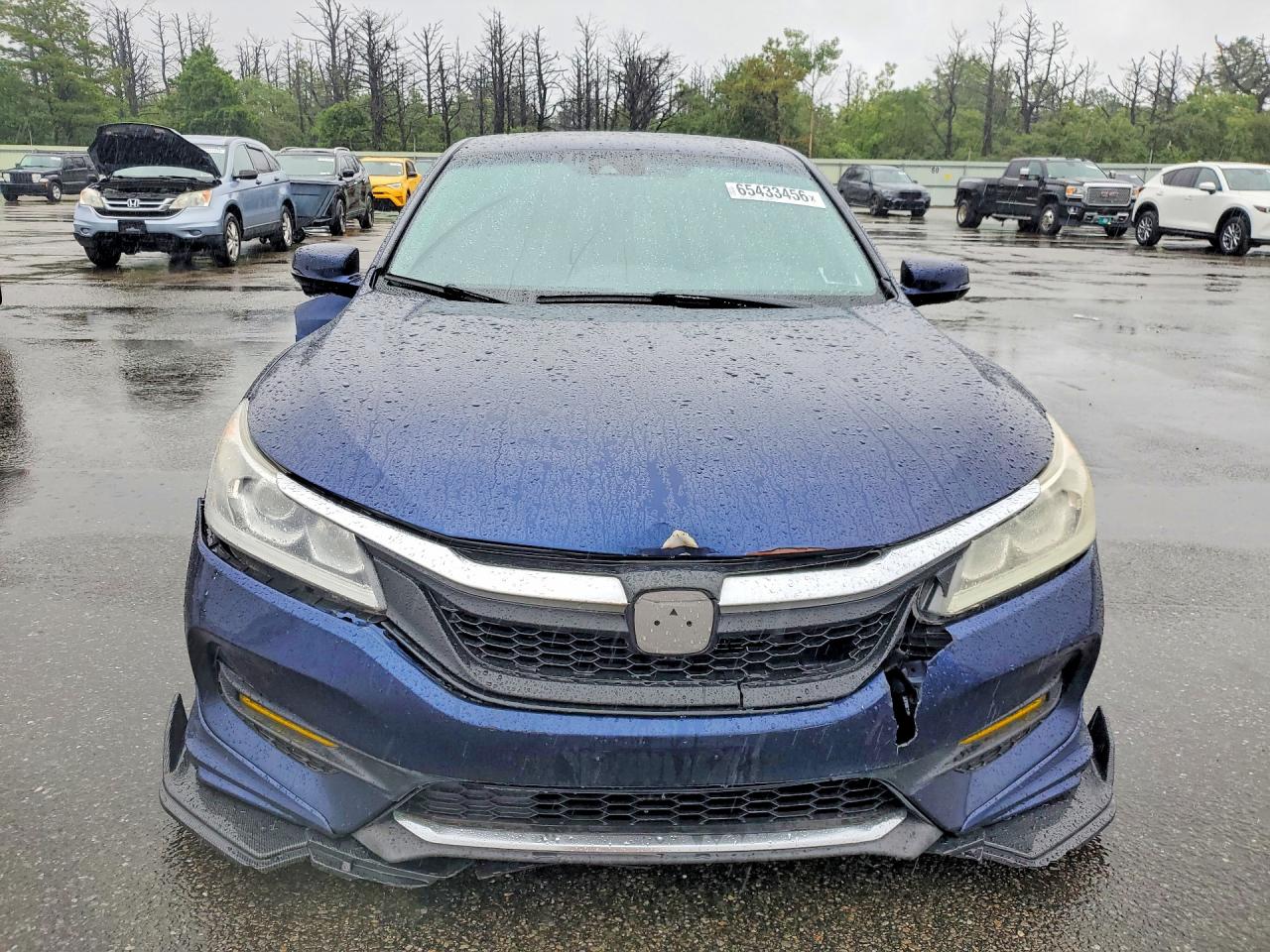 2015 Honda Accord Exl Синий vin: 1HGCR2F85FA099995