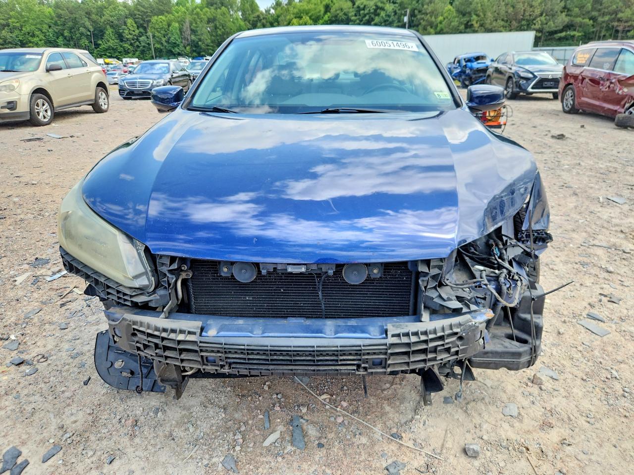 2015 Honda Accord Exl Синий vin: 1HGCR2F85FA100918