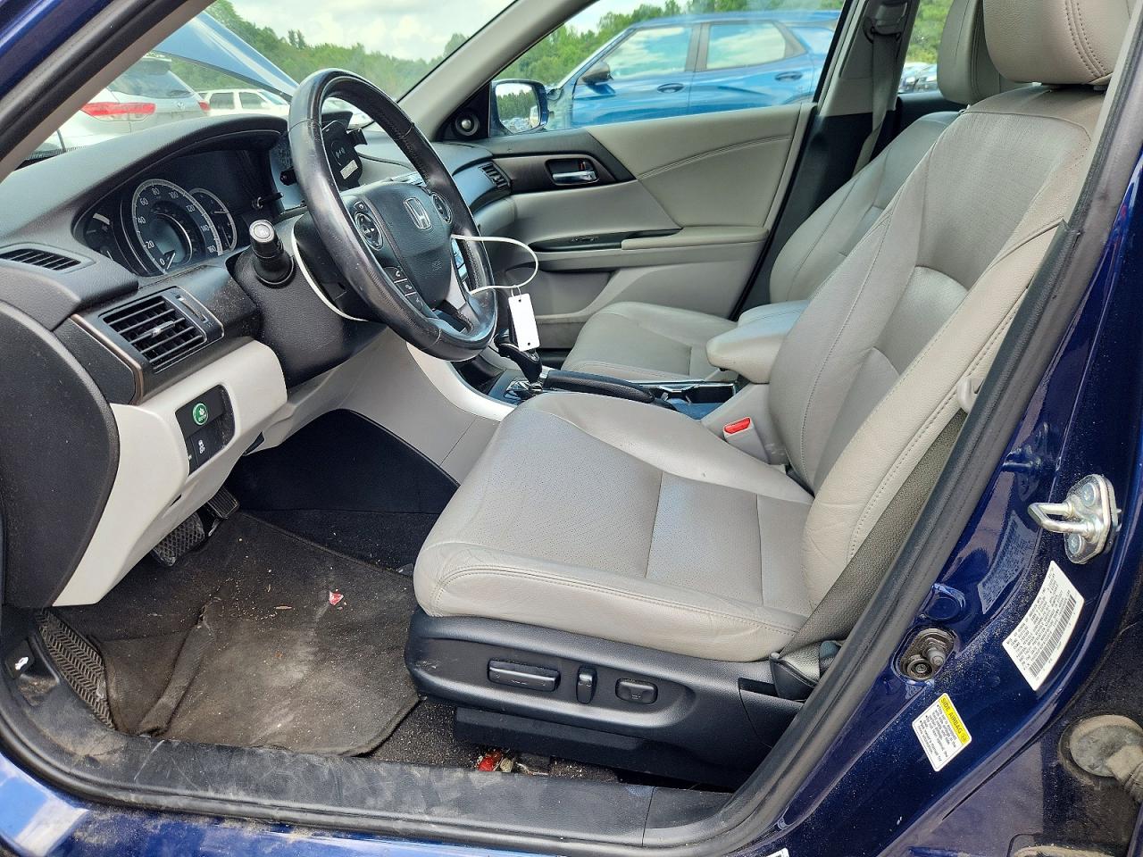 2015 Honda Accord Exl Синий vin: 1HGCR2F85FA100918