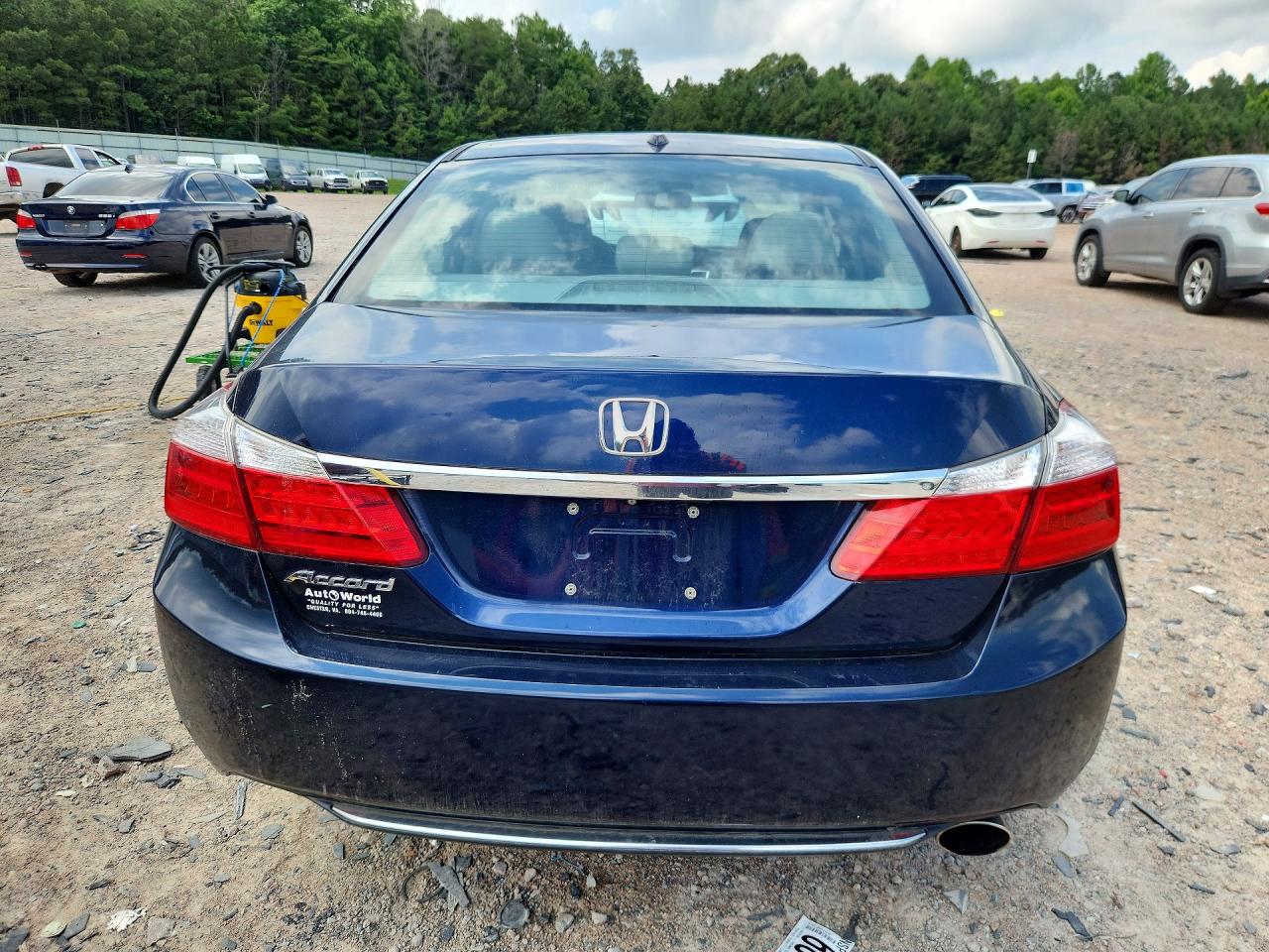 2015 Honda Accord Exl Синий vin: 1HGCR2F85FA100918