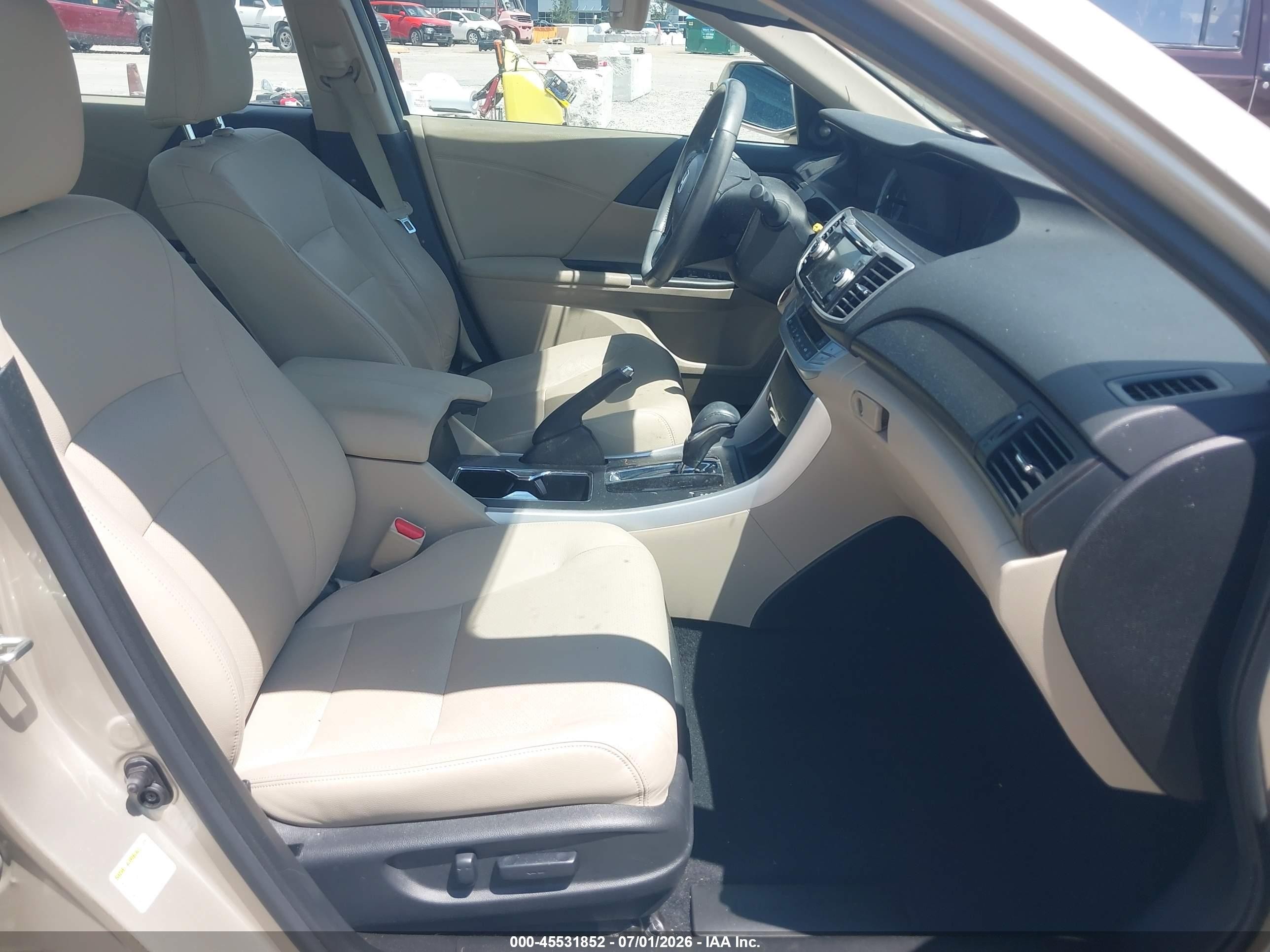 2015 Honda Accord Ex-l Золотой vin: 1HGCR2F85FA139248