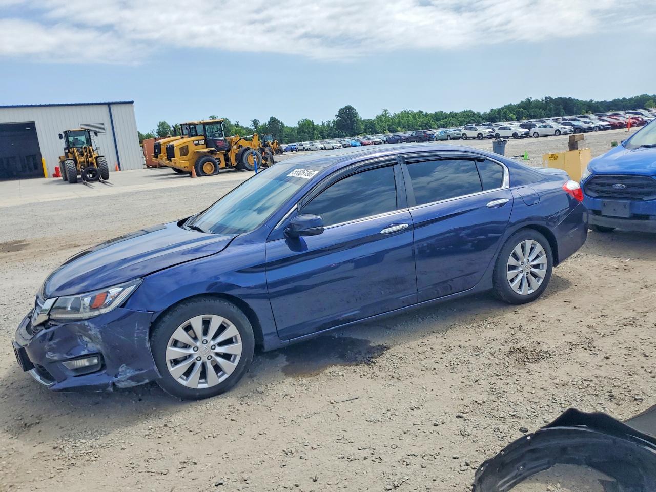2015 Honda Accord Exl Blue vin: 1HGCR2F85FA166546