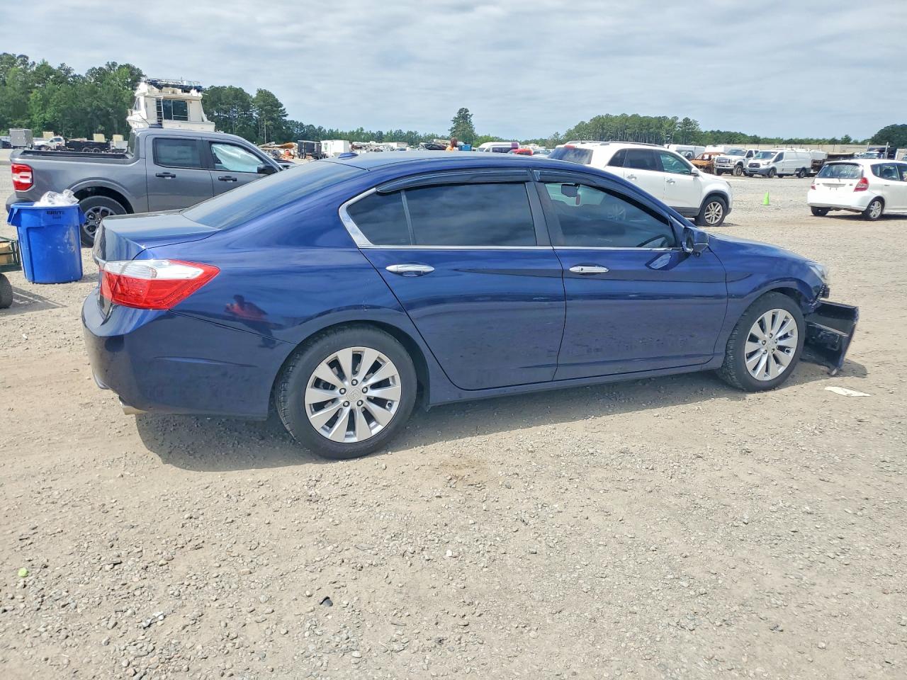 2015 Honda Accord Exl Blue vin: 1HGCR2F85FA166546