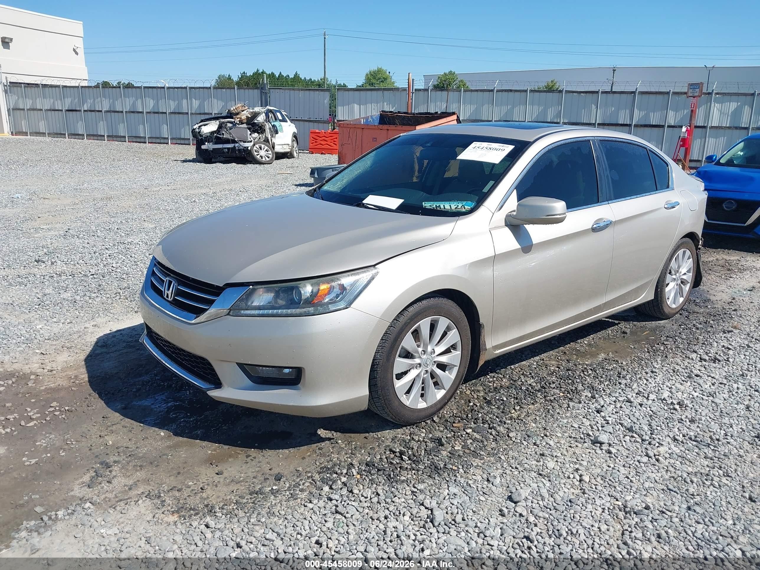 2015 Honda Accord Ex-l Gold vin: 1HGCR2F85FA208892