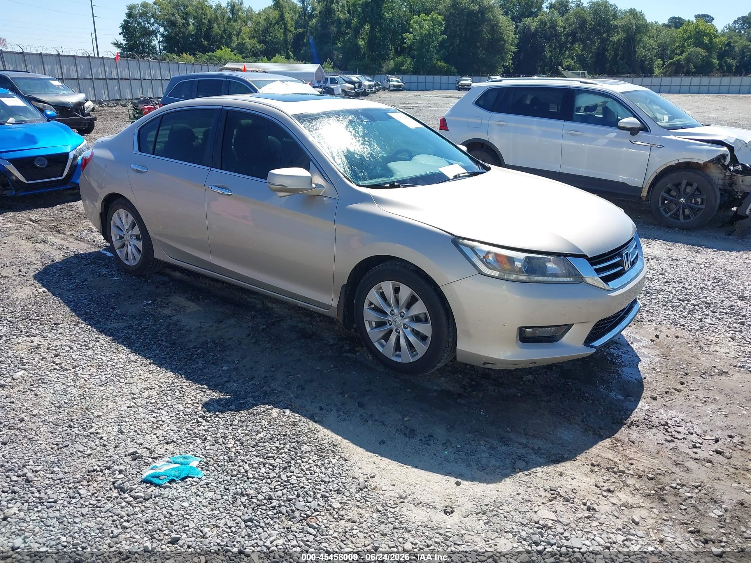2015 Honda Accord Ex-l Gold vin: 1HGCR2F85FA208892