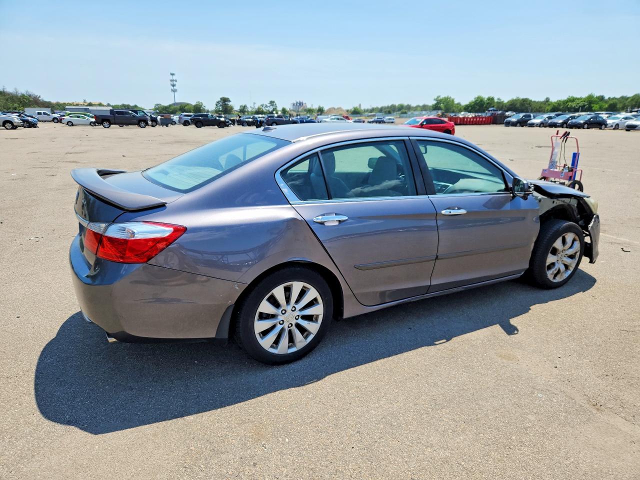 2015 Honda Accord Exl Gray vin: 1HGCR2F85FA213610