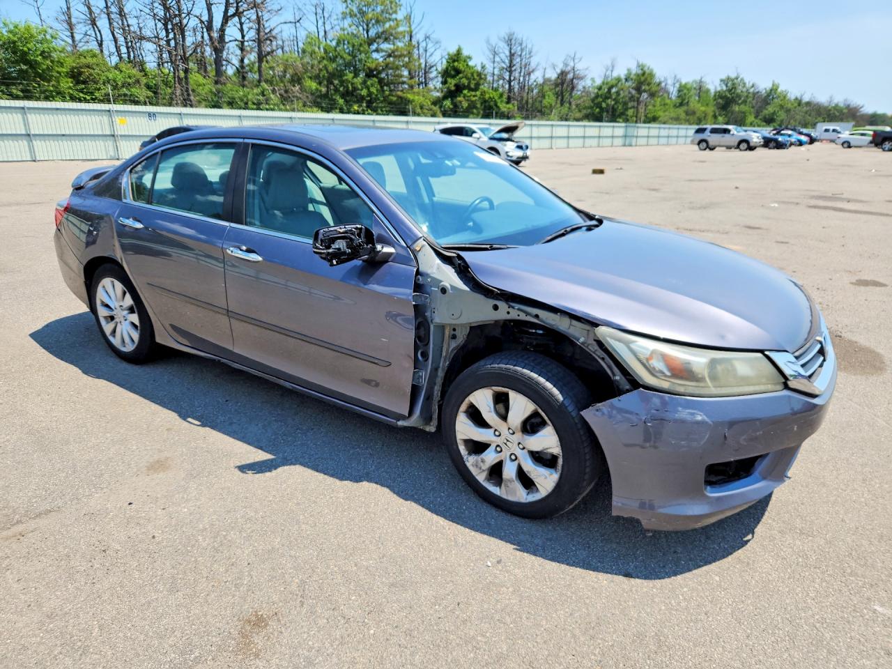 2015 Honda Accord Exl Gray vin: 1HGCR2F85FA213610