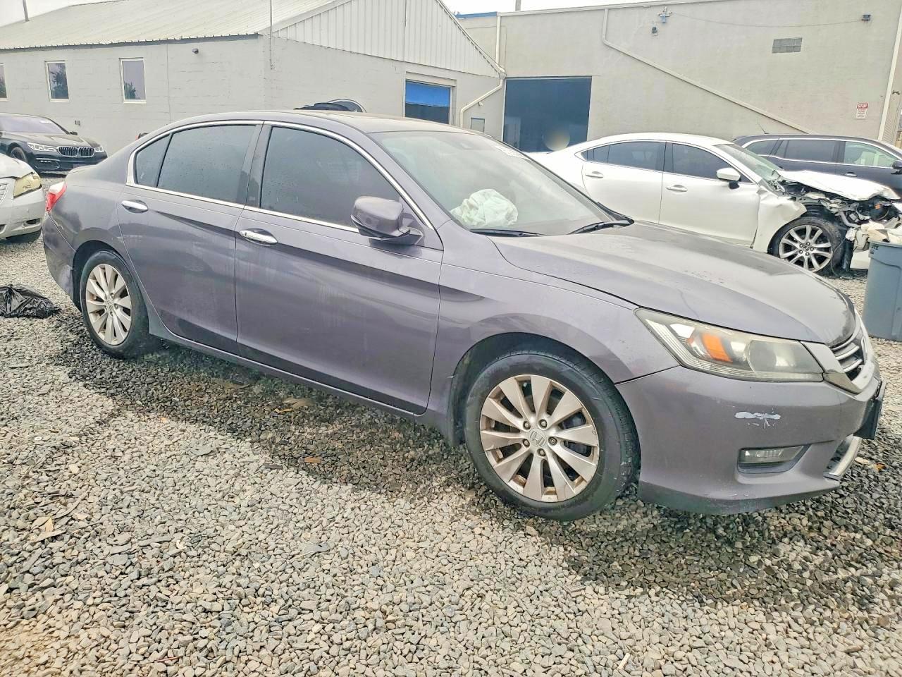 2015 Honda Accord Exl Gray vin: 1HGCR2F85FA234960