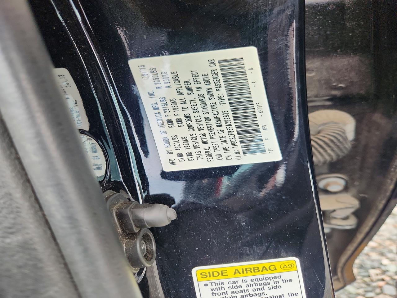2015 Honda Accord Exl Black vin: 1HGCR2F85FA269935