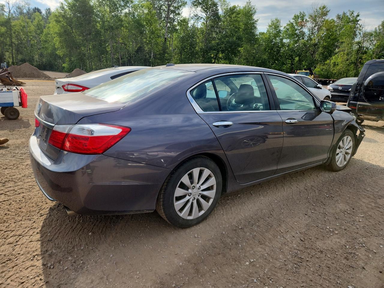 2015 Honda Accord Exl Gray vin: 1HGCR2F85FA802866