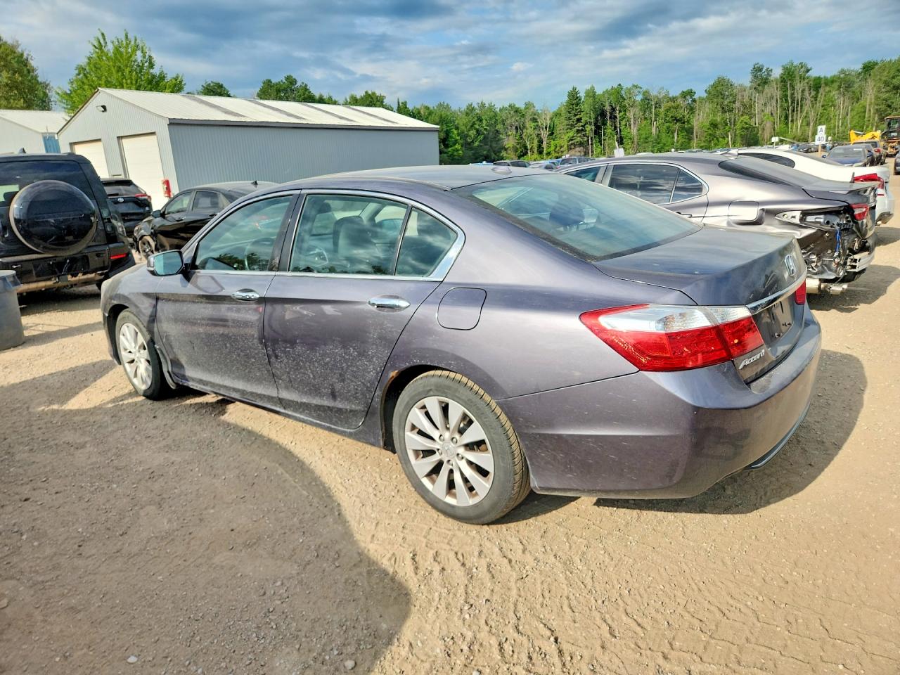 2015 Honda Accord Exl Gray vin: 1HGCR2F85FA802866