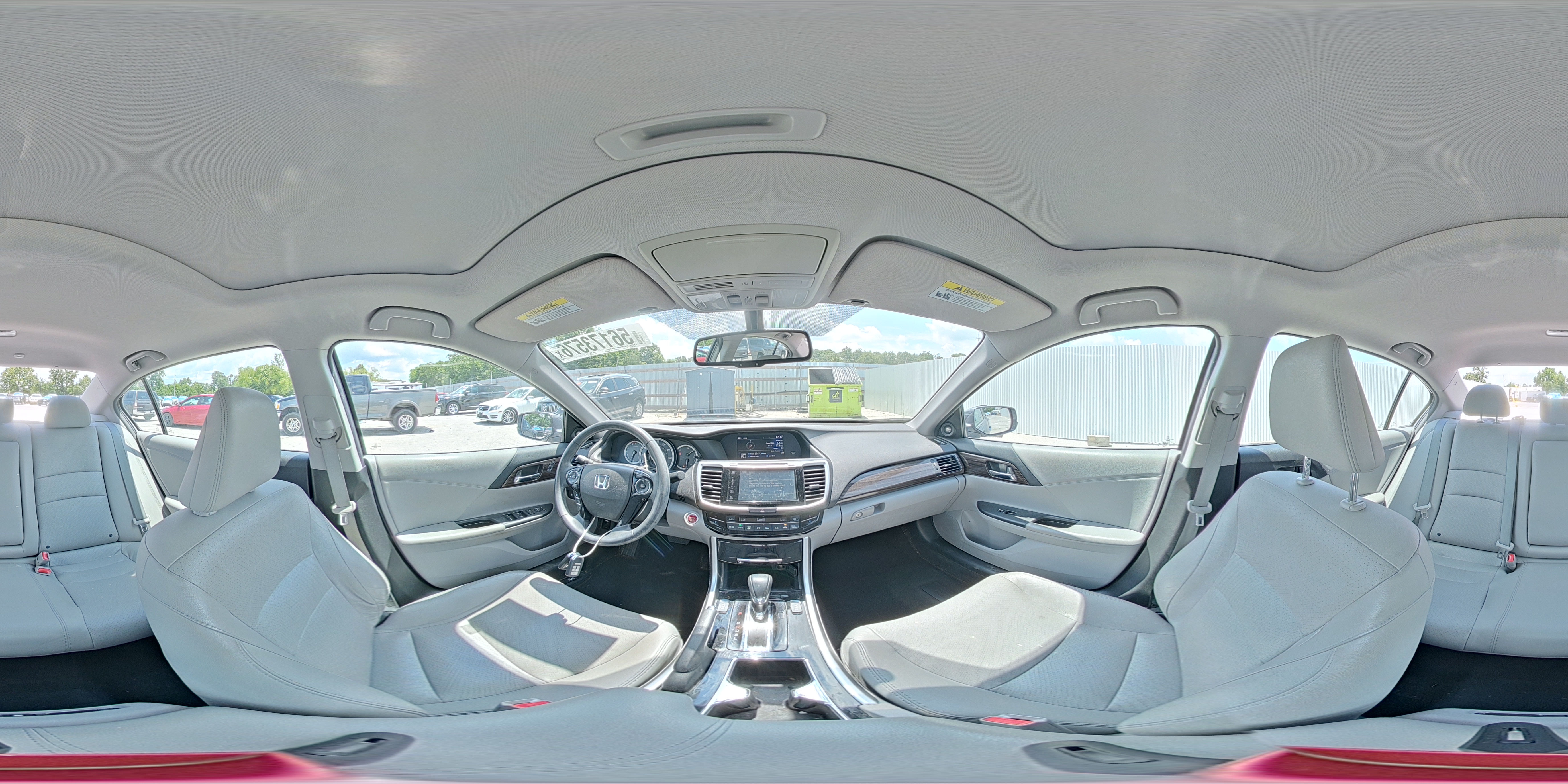 2016 Honda Accord Exl Серый vin: 1HGCR2F85GA117946