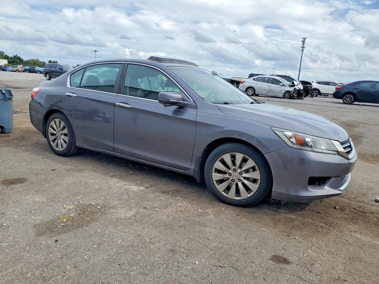 2013 Honda Accord Exl Gray vin: 1HGCR2F86DA021805