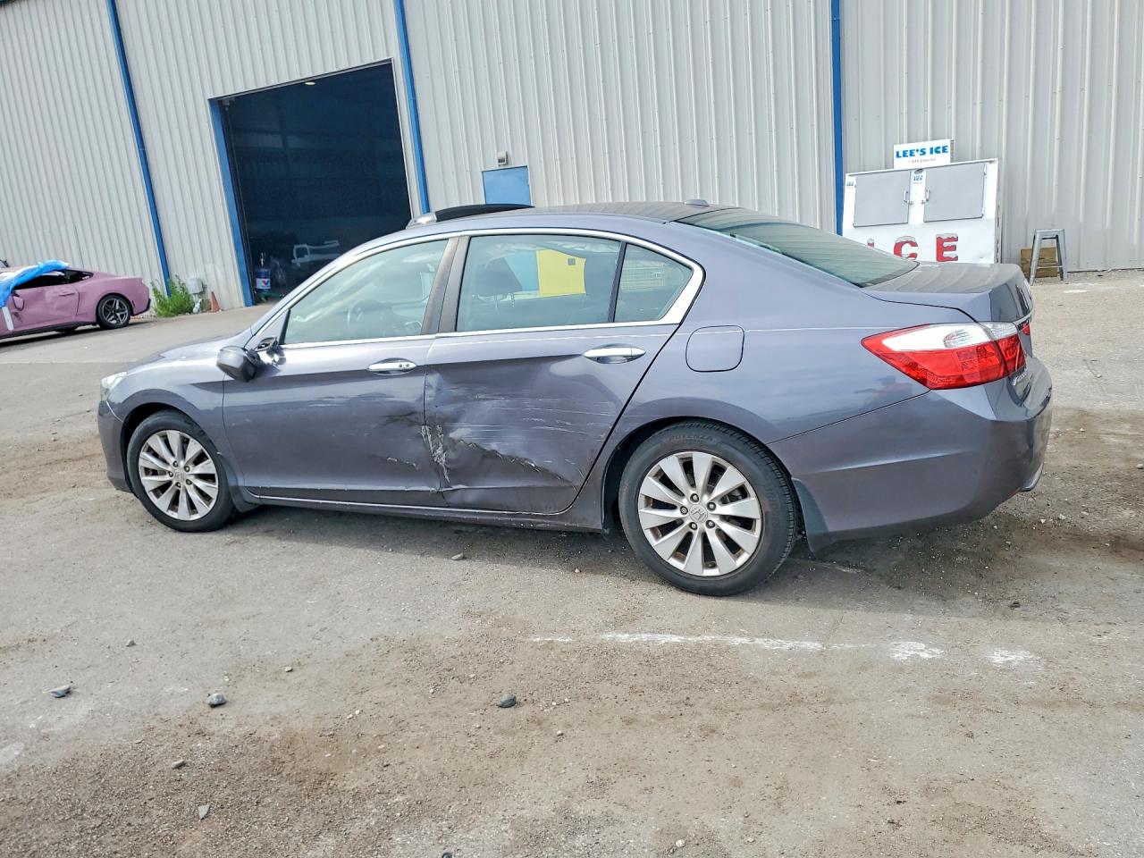 2013 Honda Accord Exl Gray vin: 1HGCR2F86DA021805