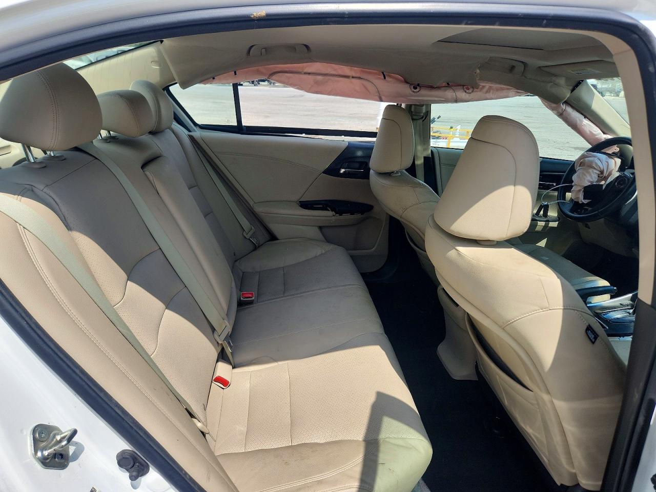 2013 Honda Accord Exl White vin: 1HGCR2F86DA039026