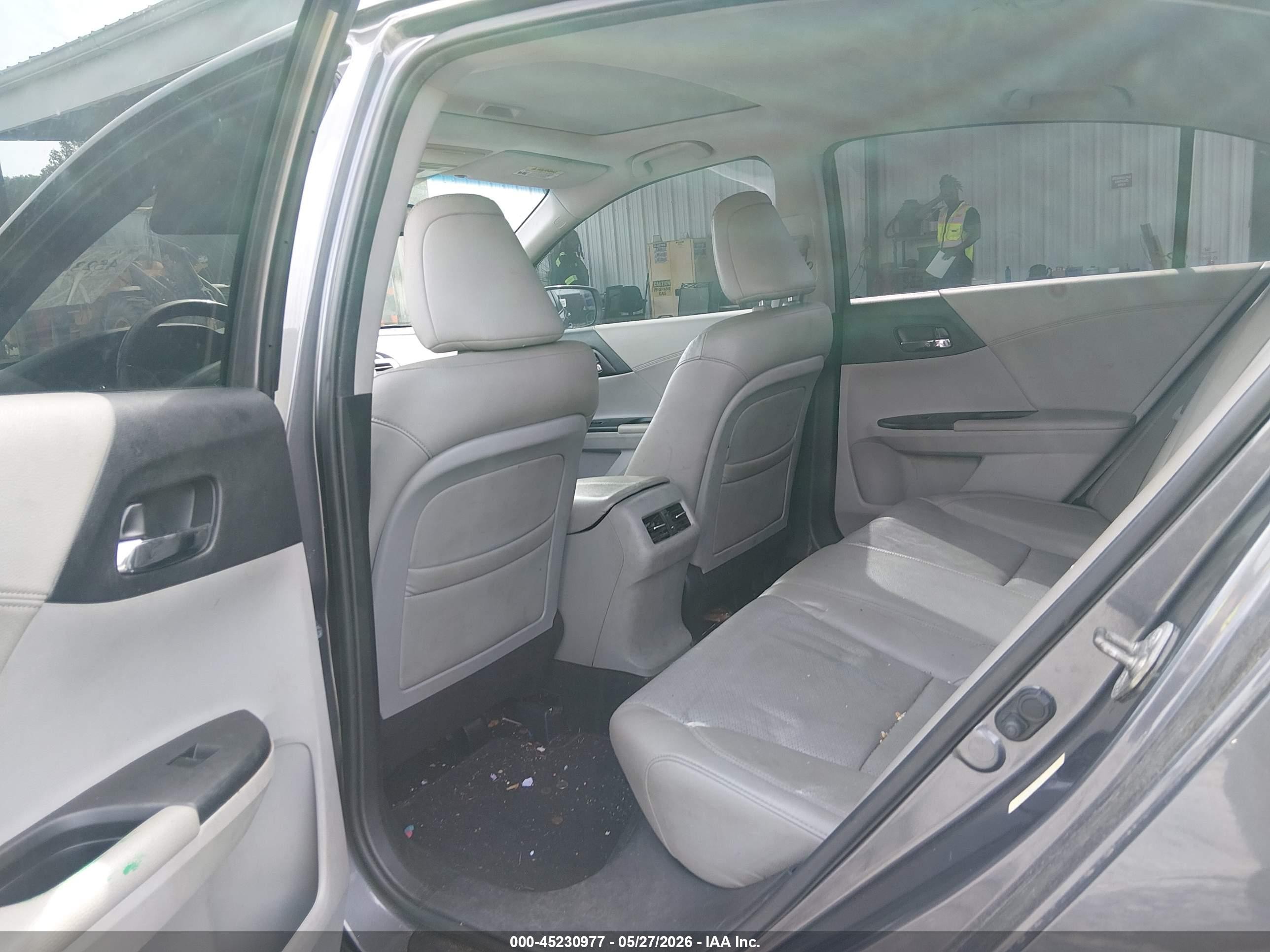 2013 Honda Accord Ex-l Серый vin: 1HGCR2F86DA048521