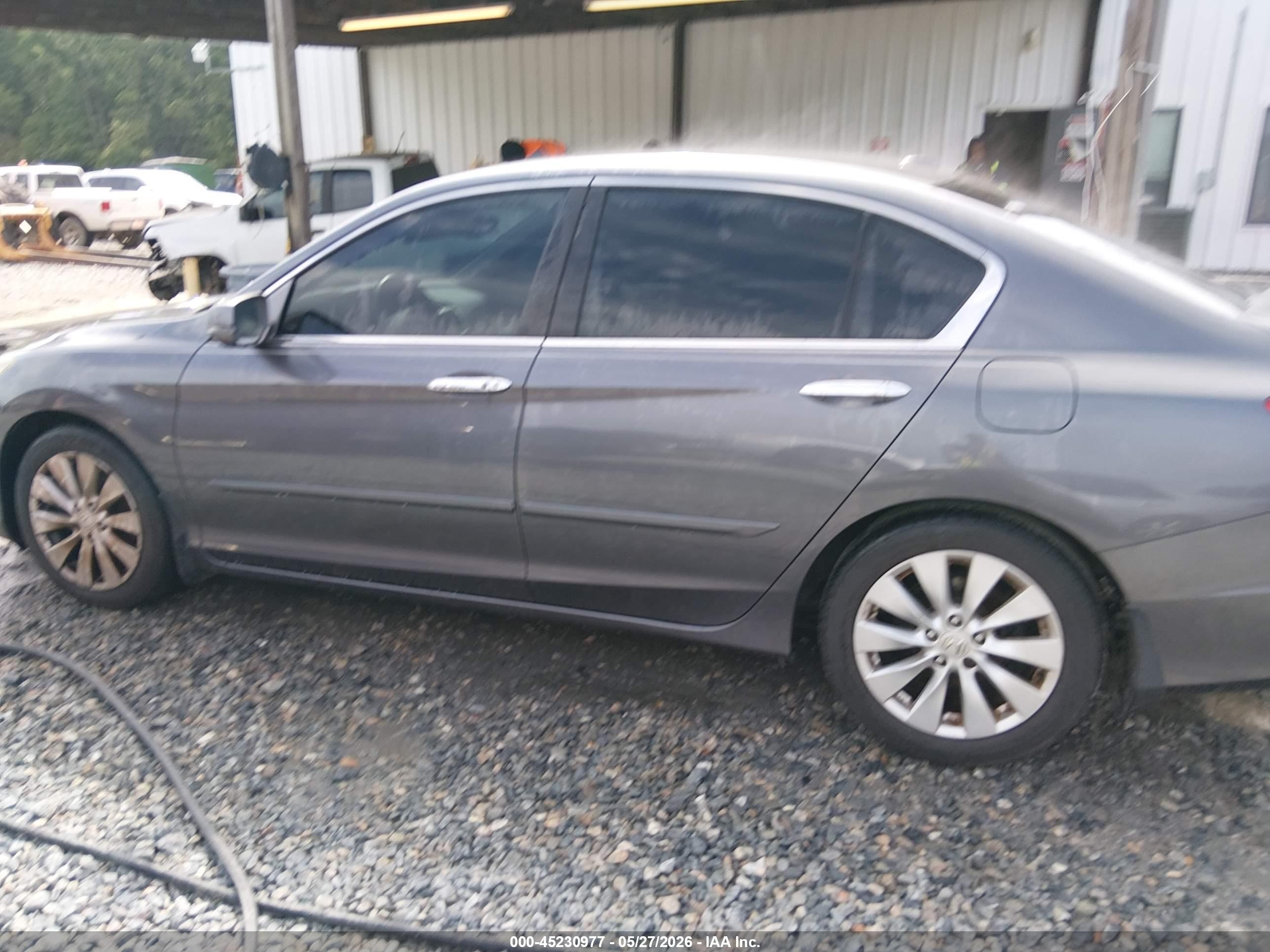2013 Honda Accord Ex-l Серый vin: 1HGCR2F86DA048521