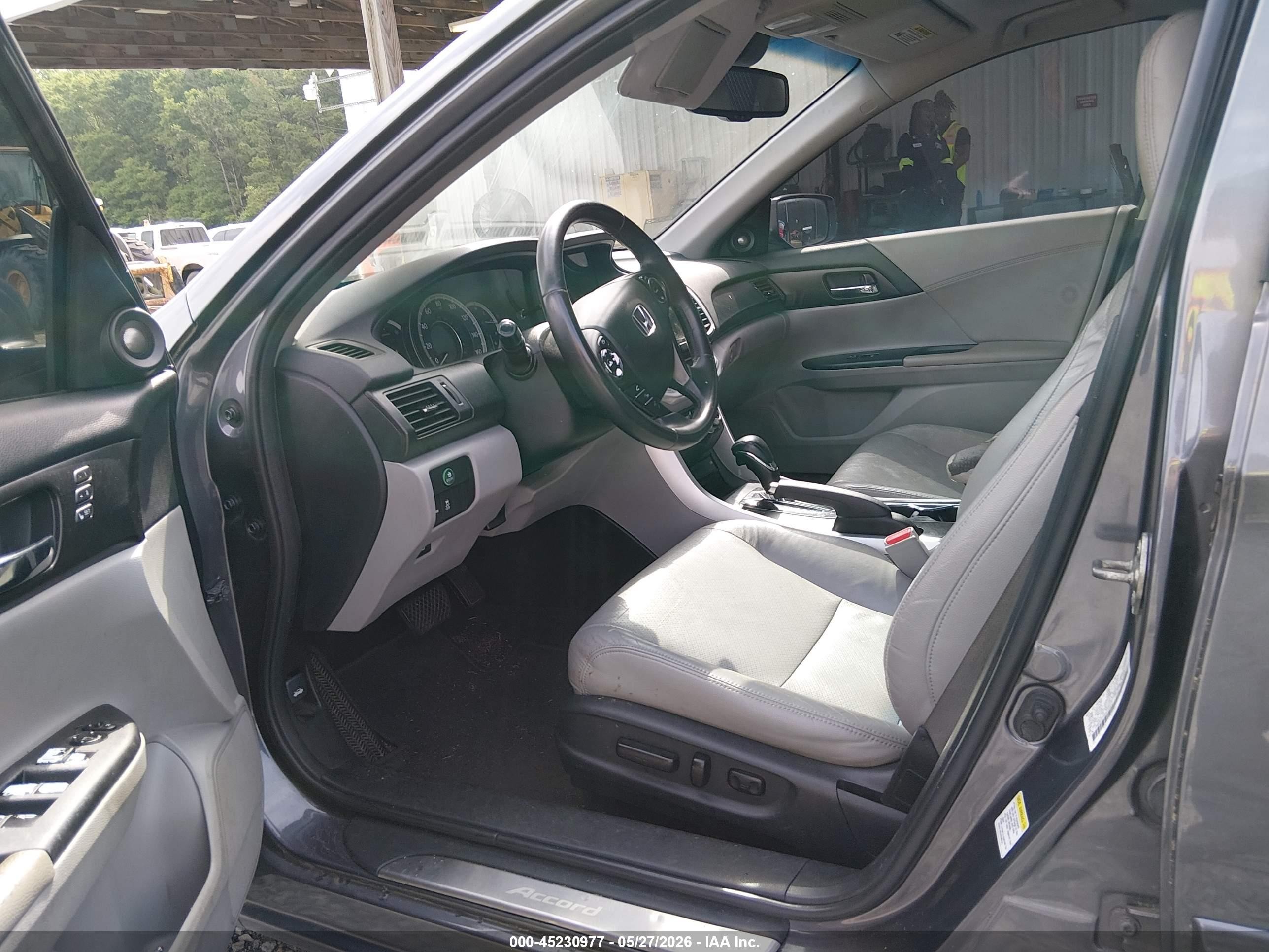 2013 Honda Accord Ex-l Серый vin: 1HGCR2F86DA048521
