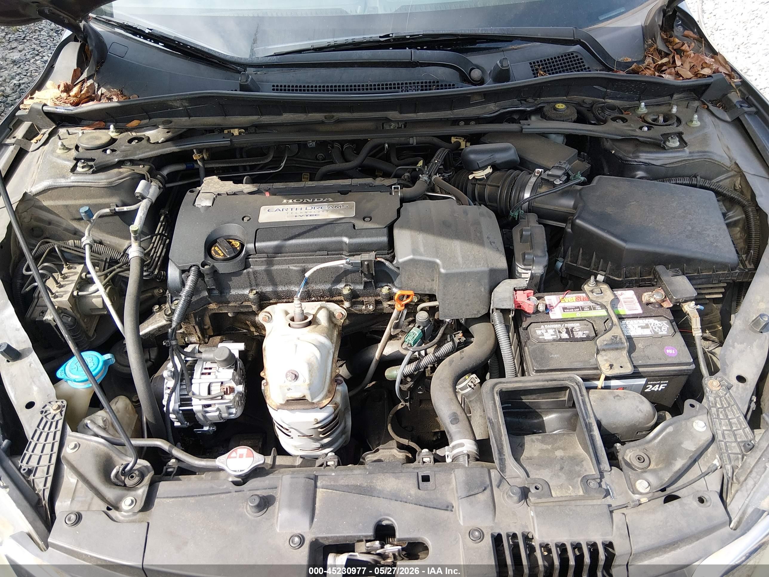2013 Honda Accord Ex-l Серый vin: 1HGCR2F86DA048521