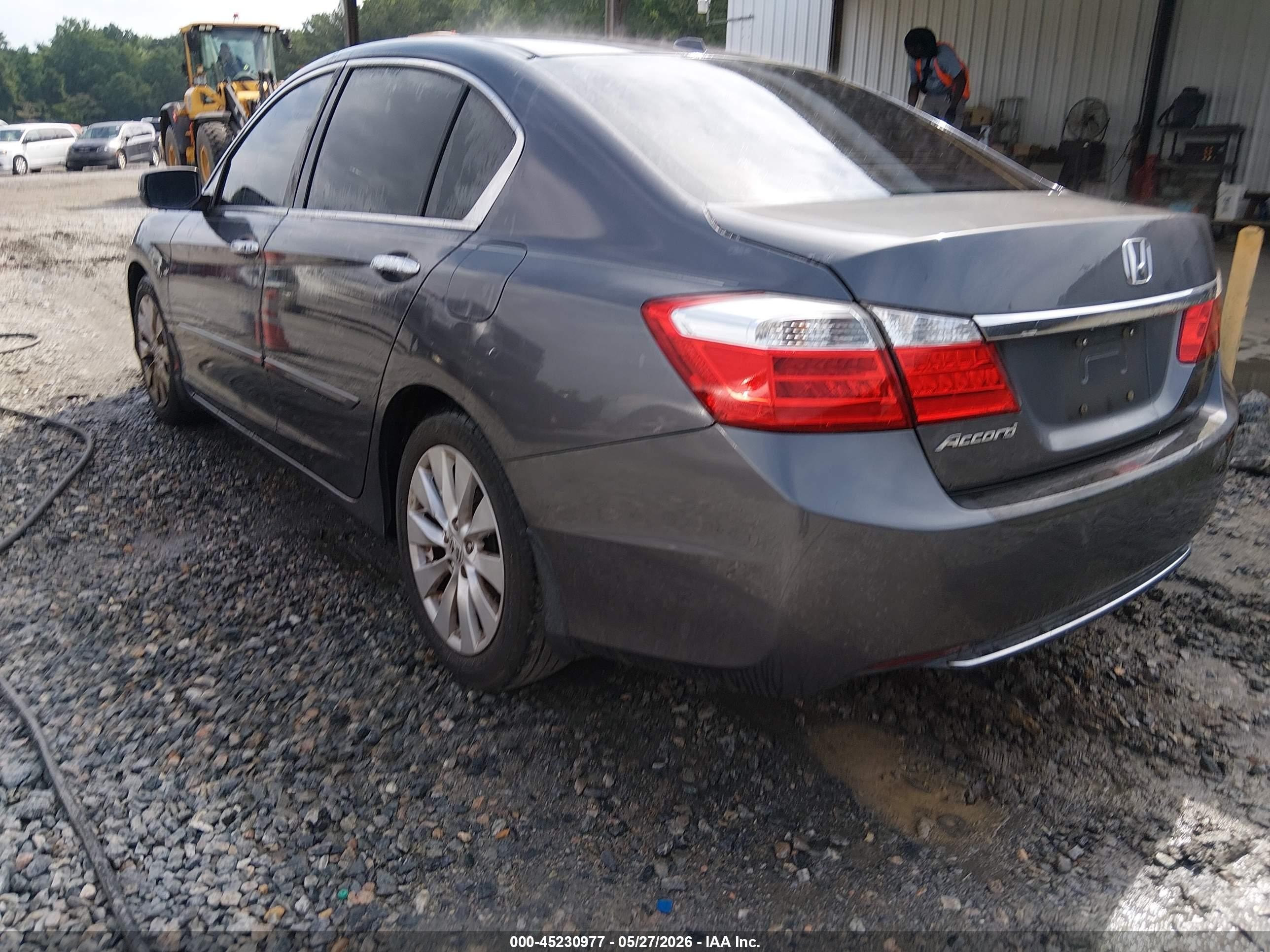 2013 Honda Accord Ex-l Серый vin: 1HGCR2F86DA048521