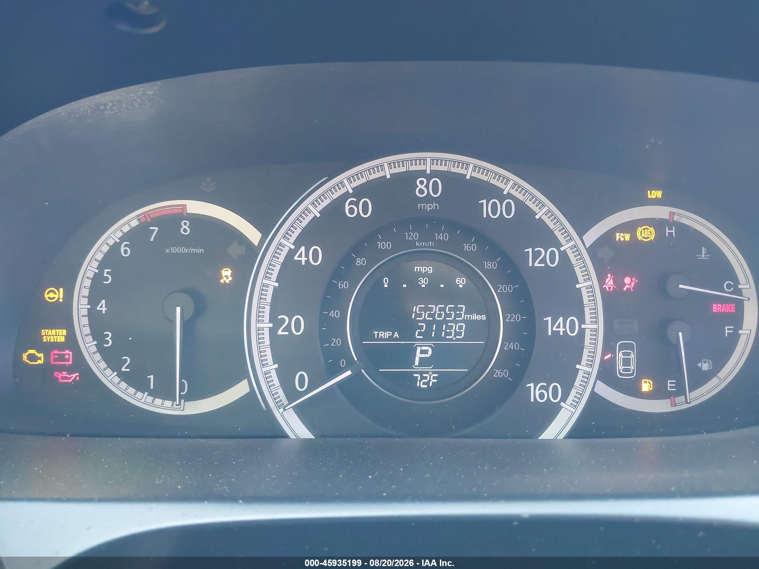 2013 Honda Accord Ex-l White vin: 1HGCR2F86DA058045