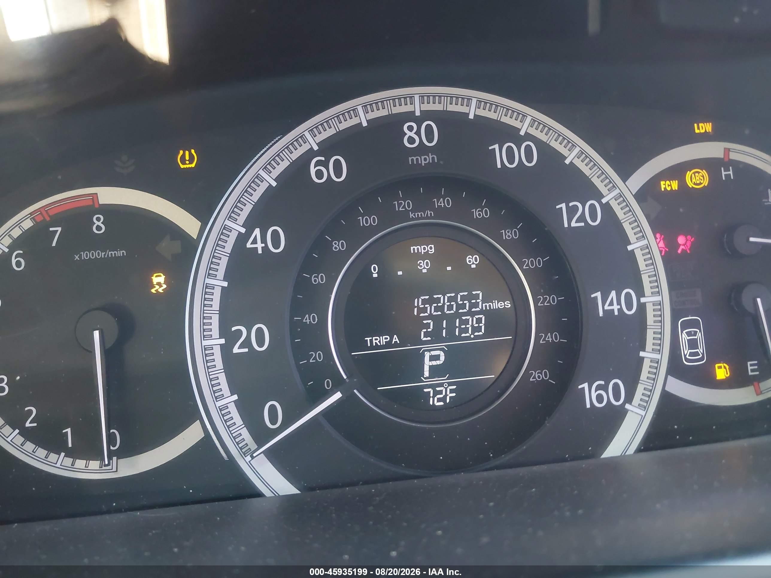 2013 Honda Accord Ex-l White vin: 1HGCR2F86DA058045