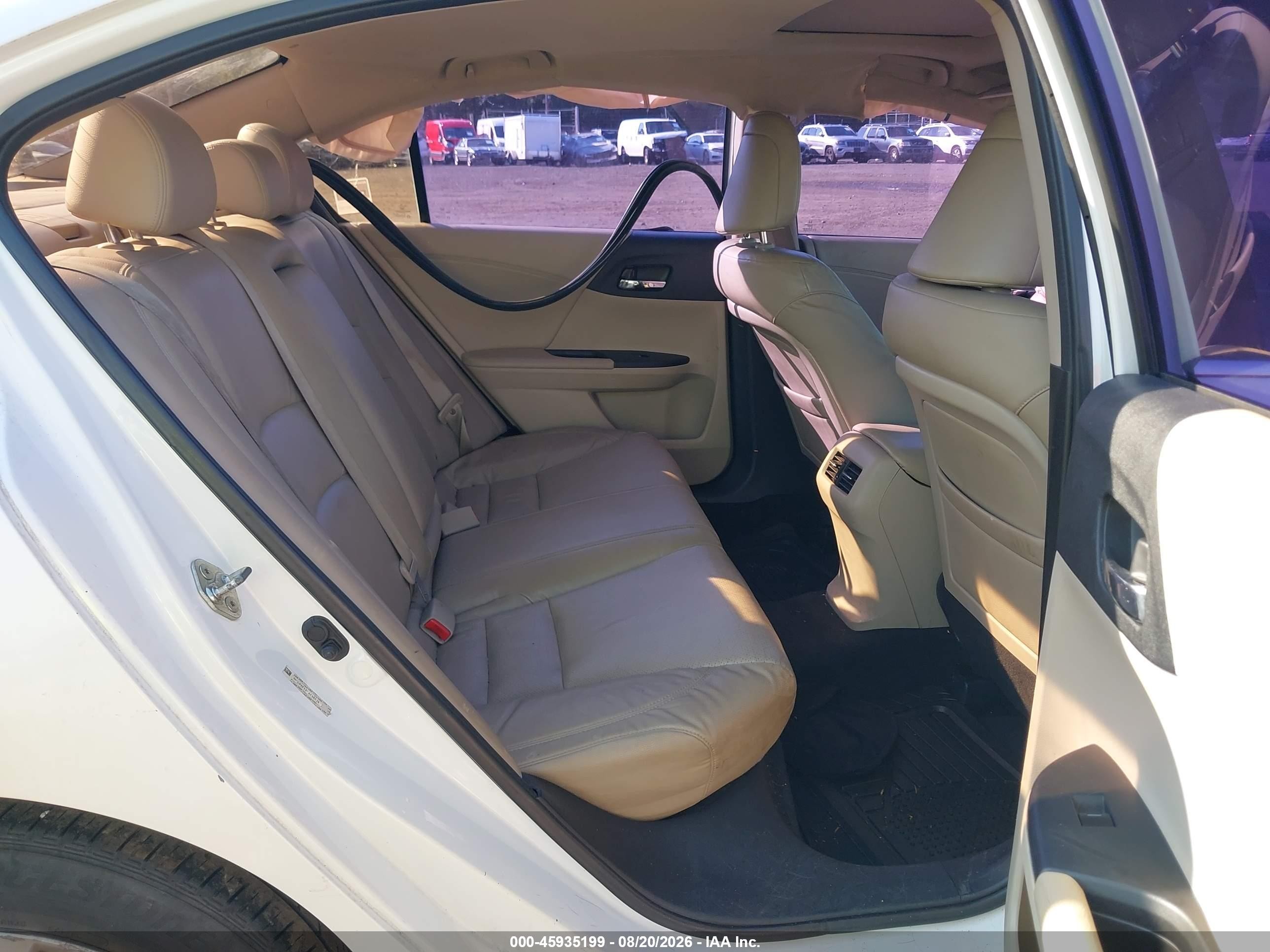 2013 Honda Accord Ex-l White vin: 1HGCR2F86DA058045