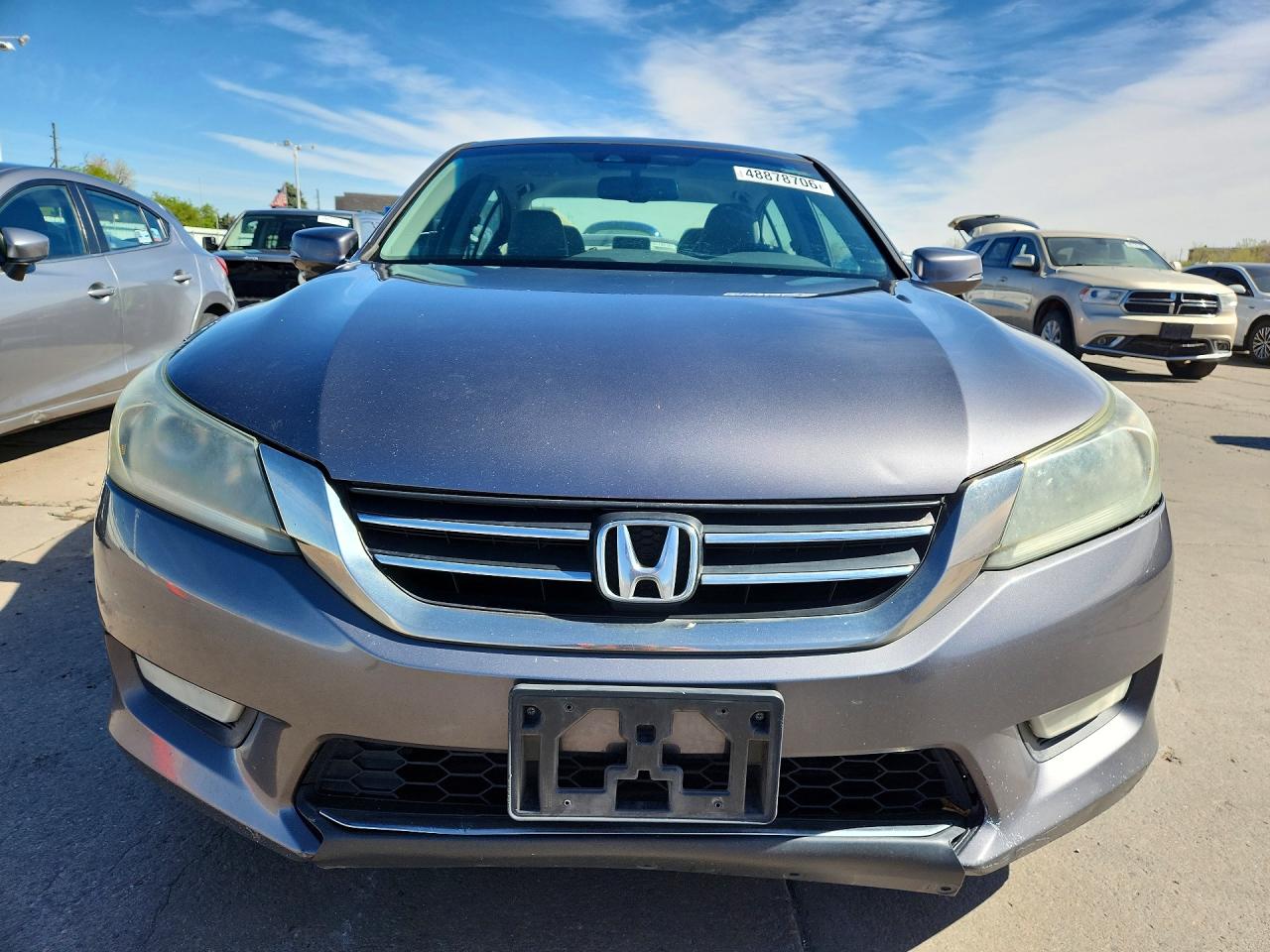 2013 Honda Accord Exl Серый vin: 1HGCR2F86DA063276