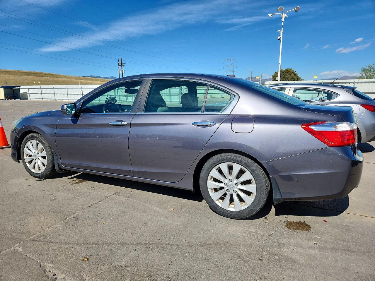 2013 Honda Accord Exl Серый vin: 1HGCR2F86DA063276
