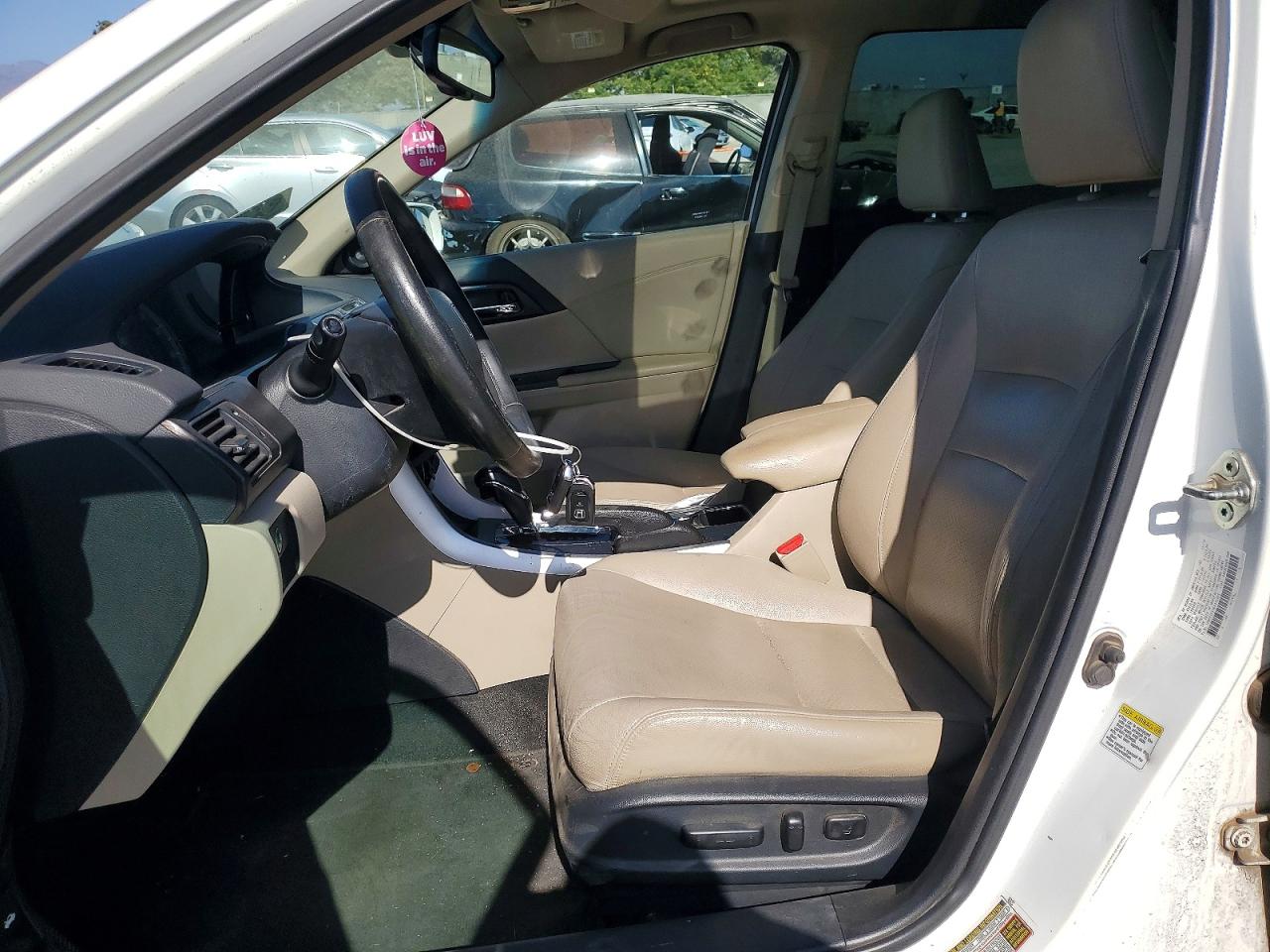 2013 Honda Accord Exl White vin: 1HGCR2F86DA075802