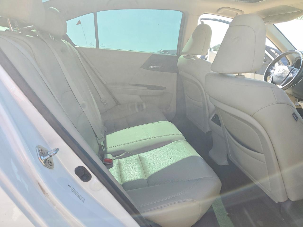 2013 Honda Accord Exl White vin: 1HGCR2F86DA075802