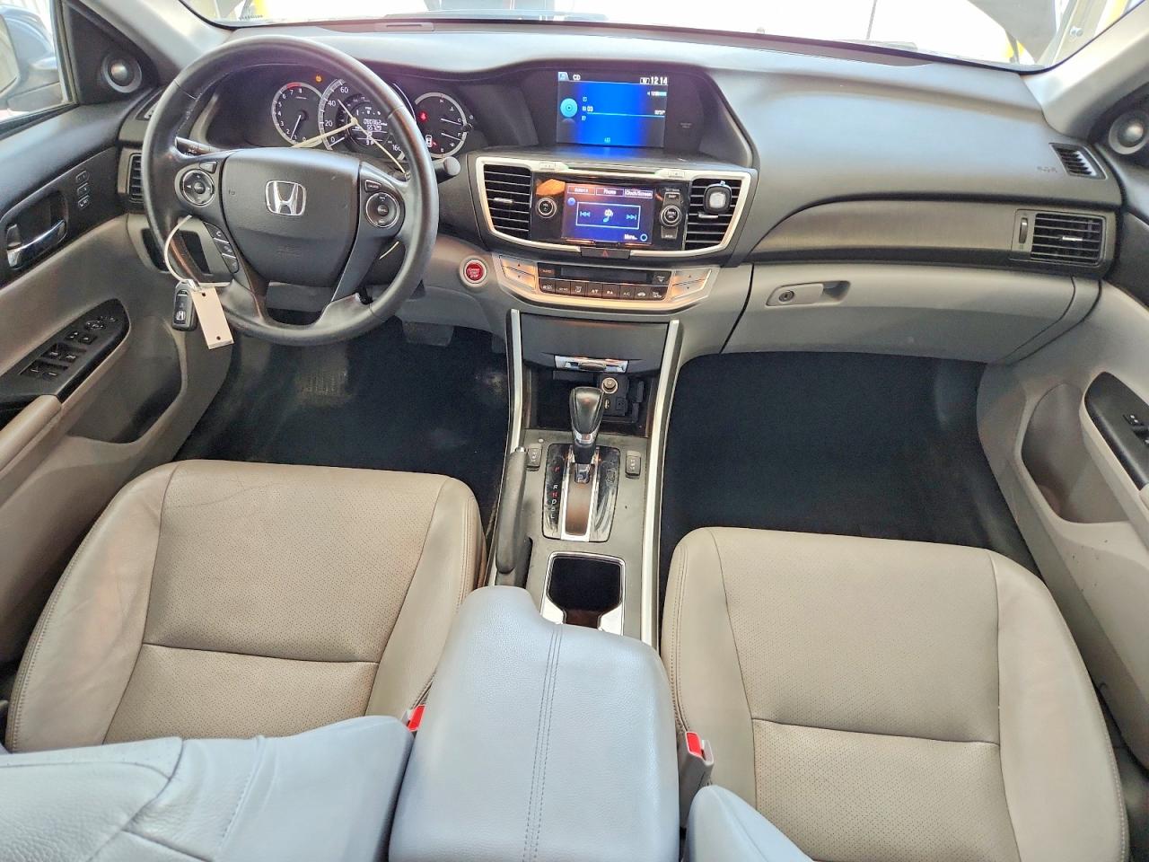 2013 Honda Accord Exl Серый vin: 1HGCR2F86DA079882
