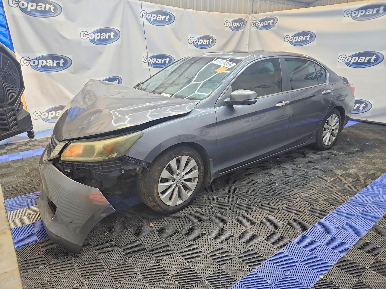 2013 Honda Accord Exl Серый vin: 1HGCR2F86DA082913