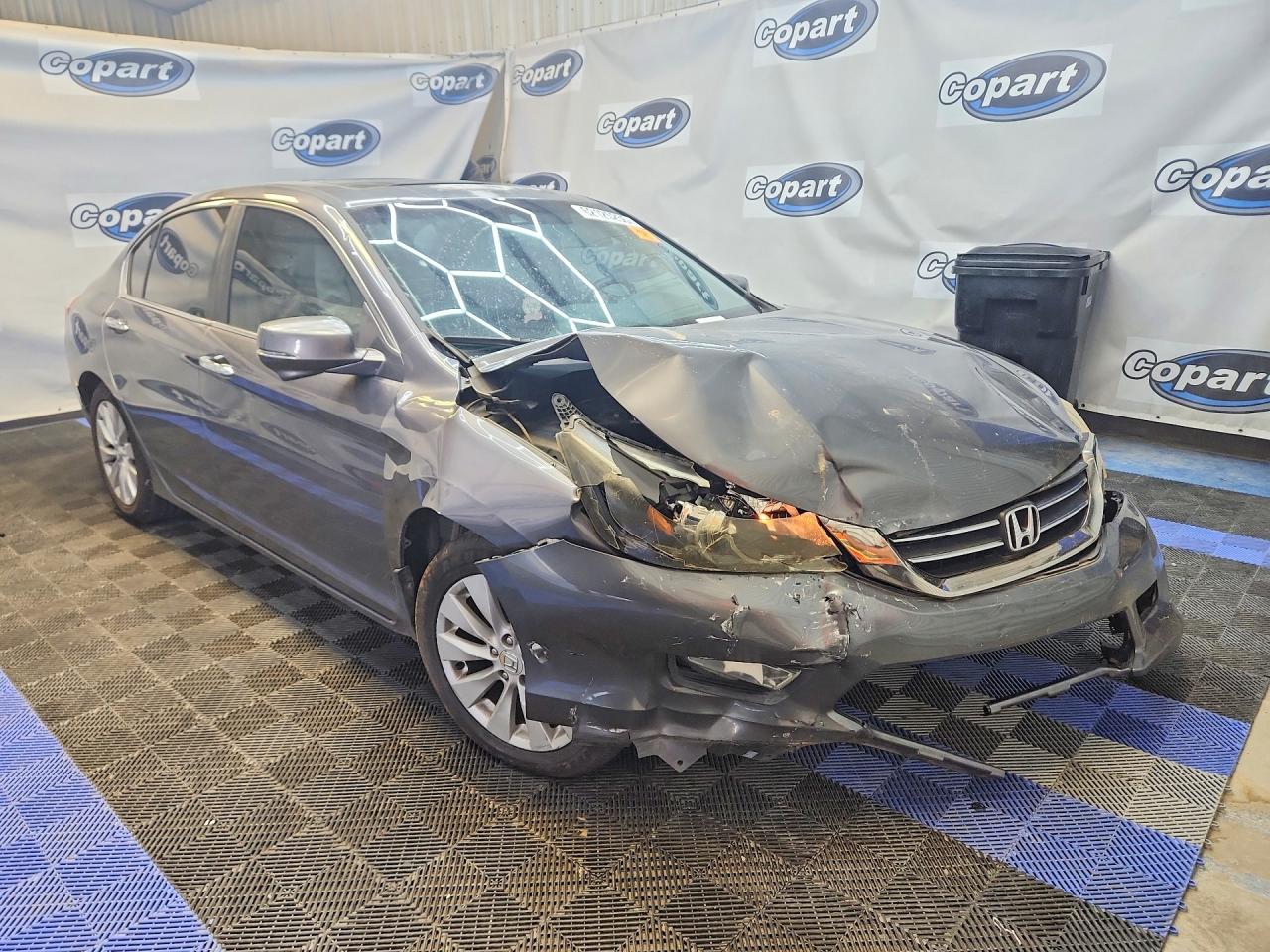 2013 Honda Accord Exl Серый vin: 1HGCR2F86DA082913