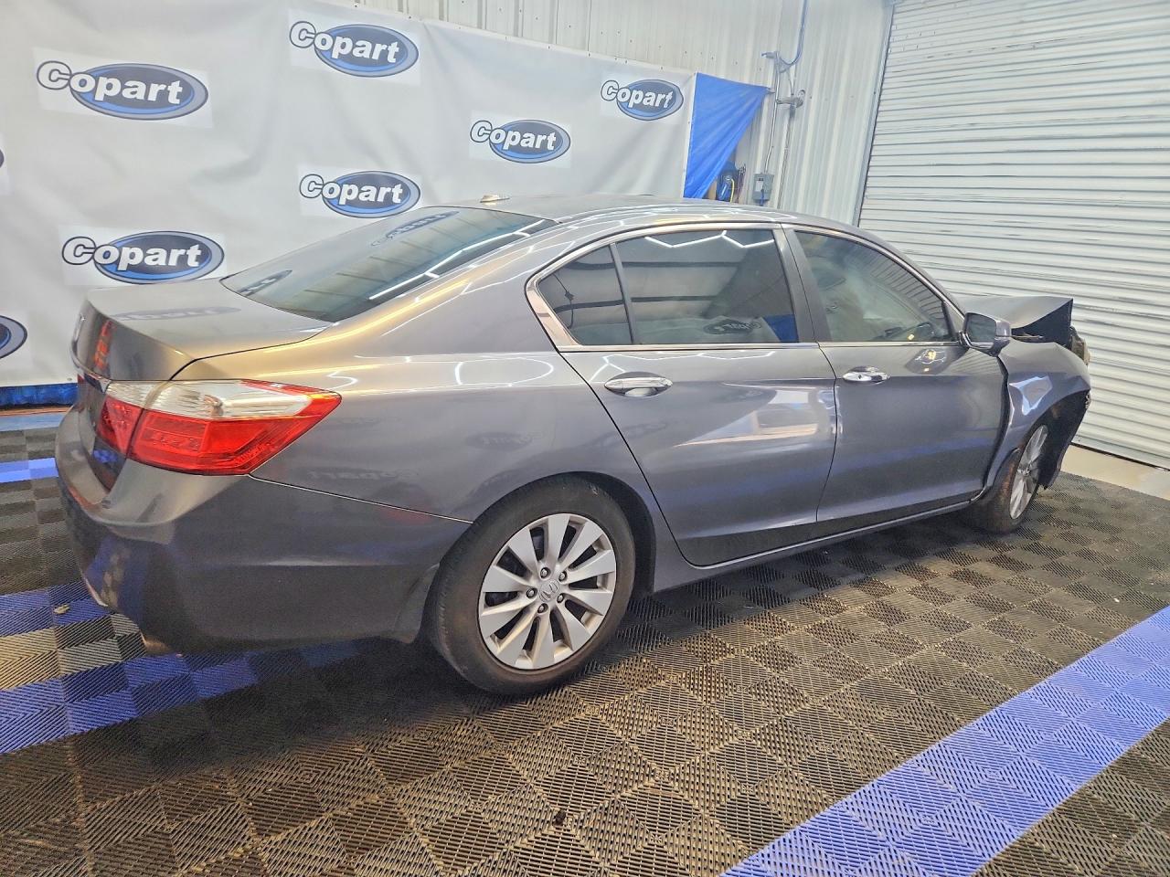 2013 Honda Accord Exl Серый vin: 1HGCR2F86DA082913