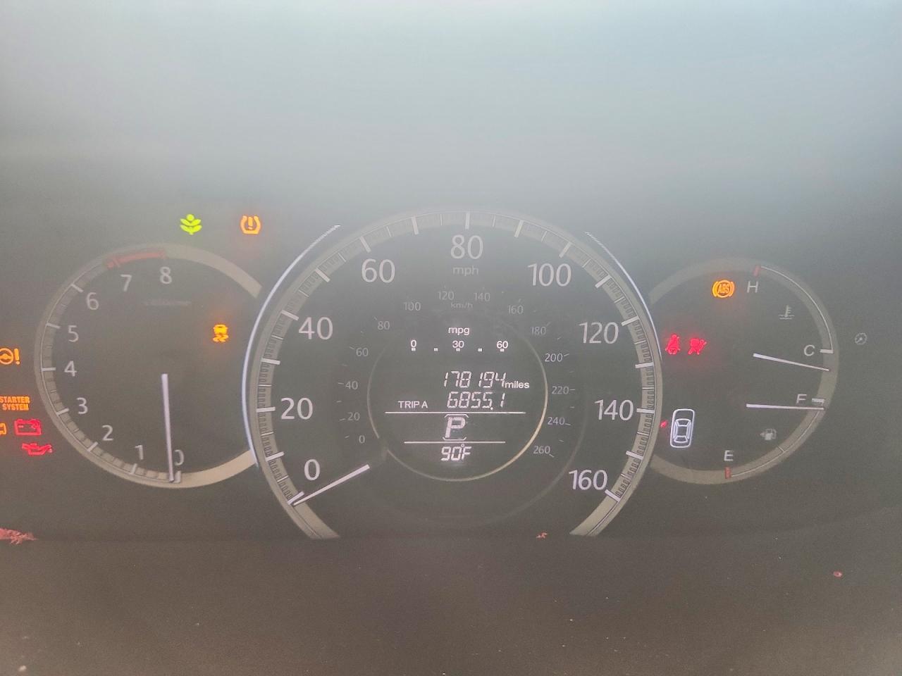 2013 Honda Accord Exl Серый vin: 1HGCR2F86DA082913