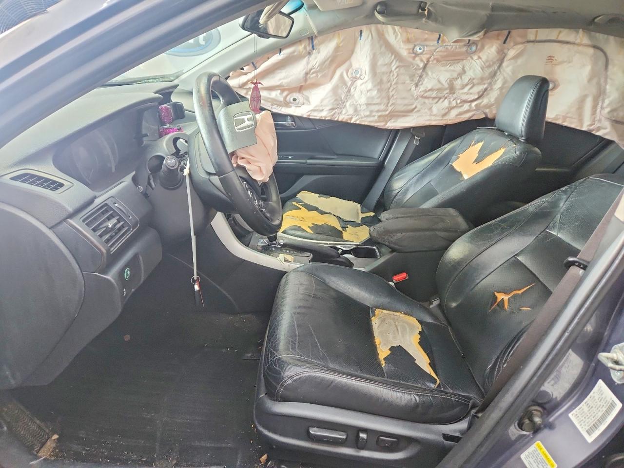 2013 Honda Accord Exl Серый vin: 1HGCR2F86DA082913