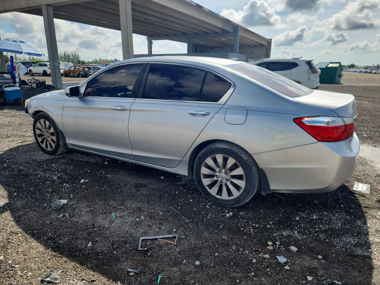 2013 Honda Accord Exl Silver vin: 1HGCR2F86DA088646