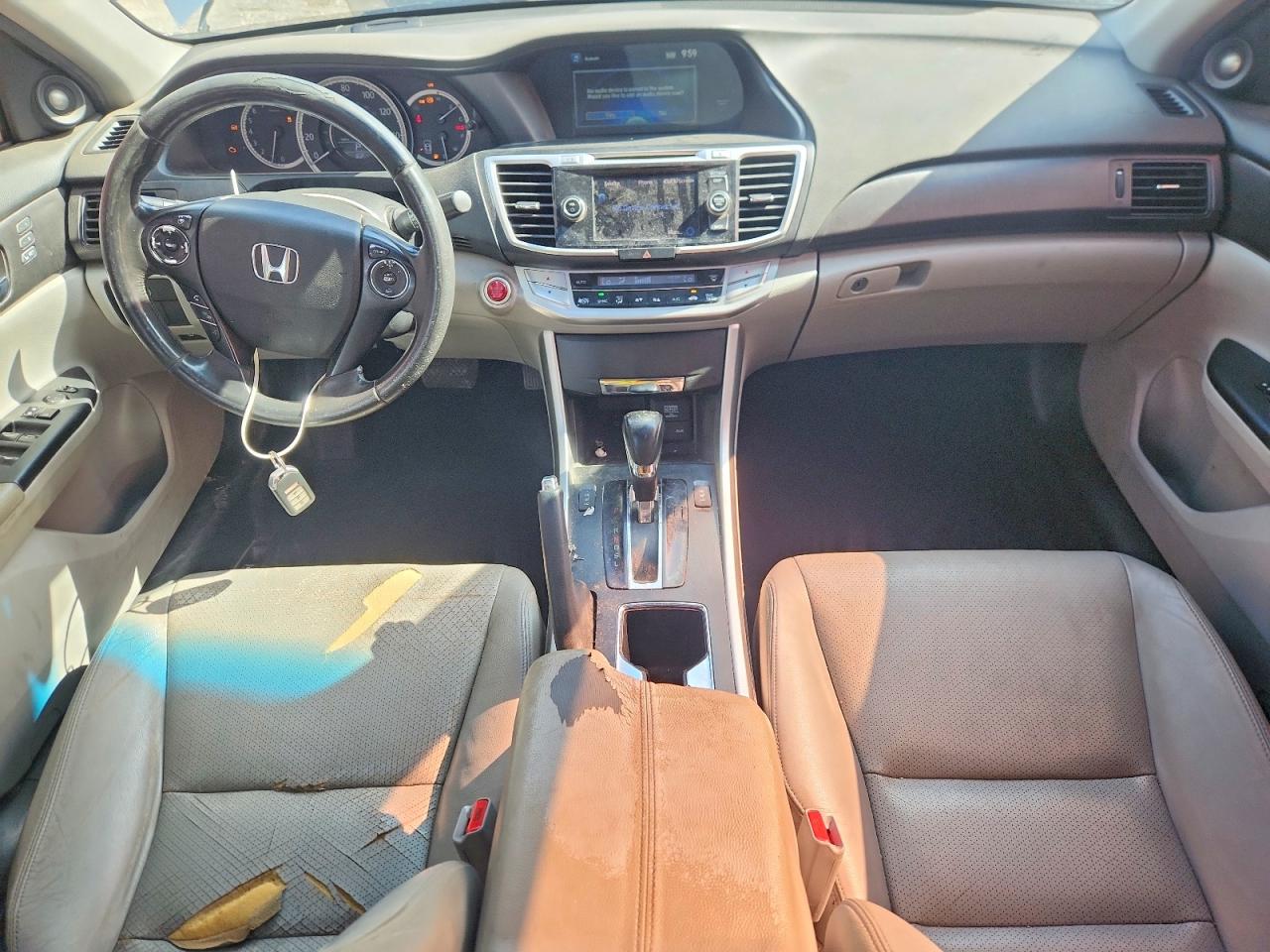 2013 Honda Accord Exl Silver vin: 1HGCR2F86DA088646