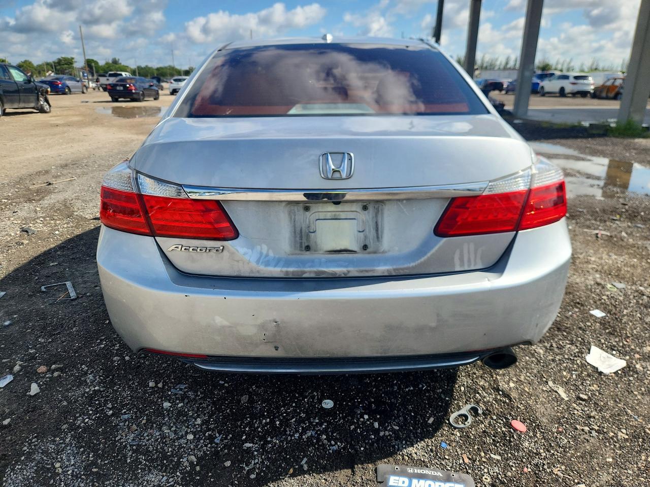 2013 Honda Accord Exl Silver vin: 1HGCR2F86DA088646