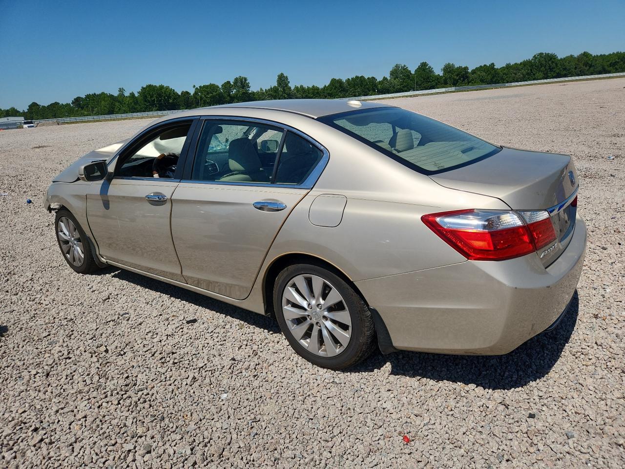 2013 Honda Accord Exl Cream vin: 1HGCR2F86DA123766