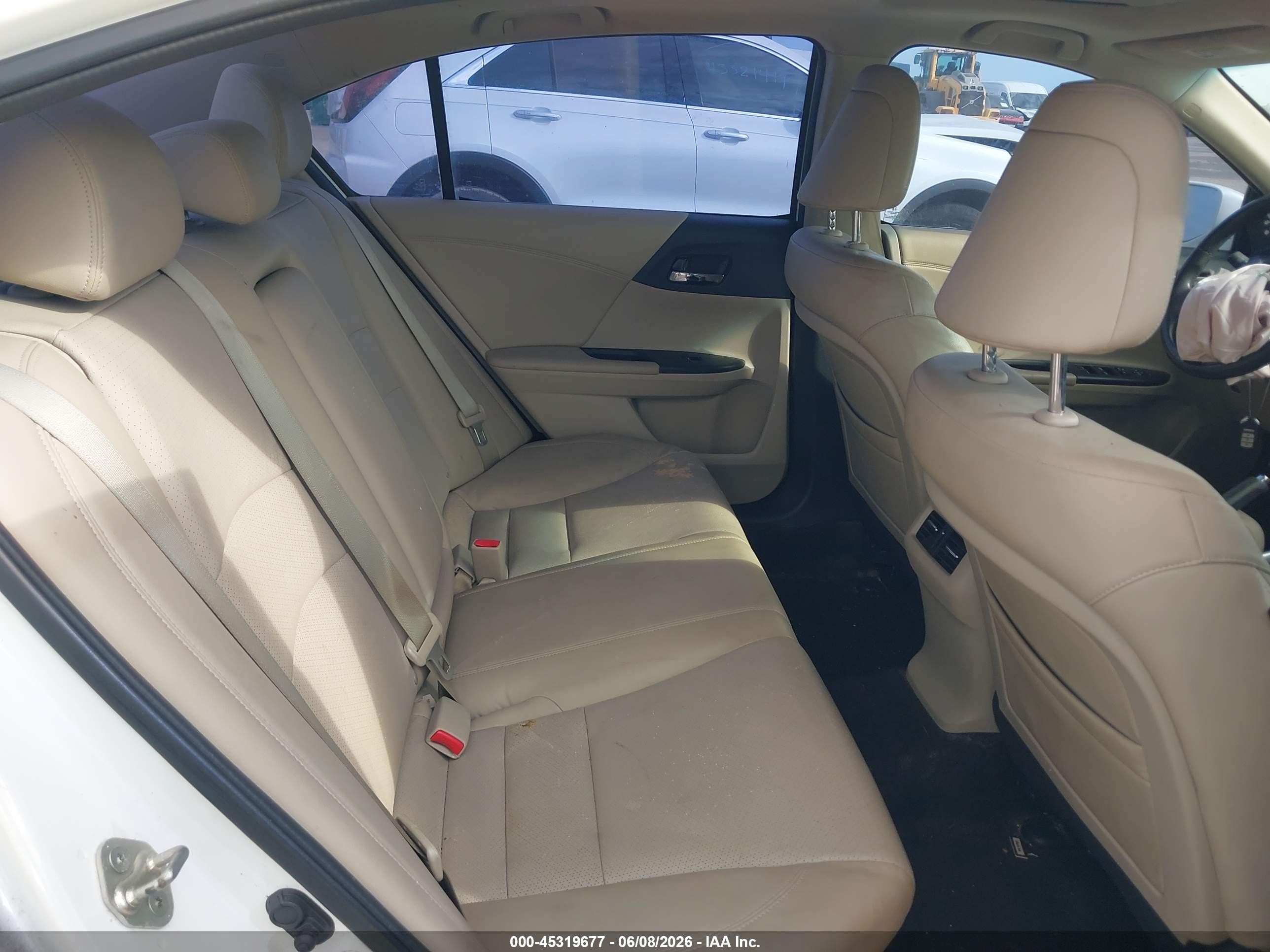 2013 Honda Accord Ex-l White vin: 1HGCR2F86DA125789